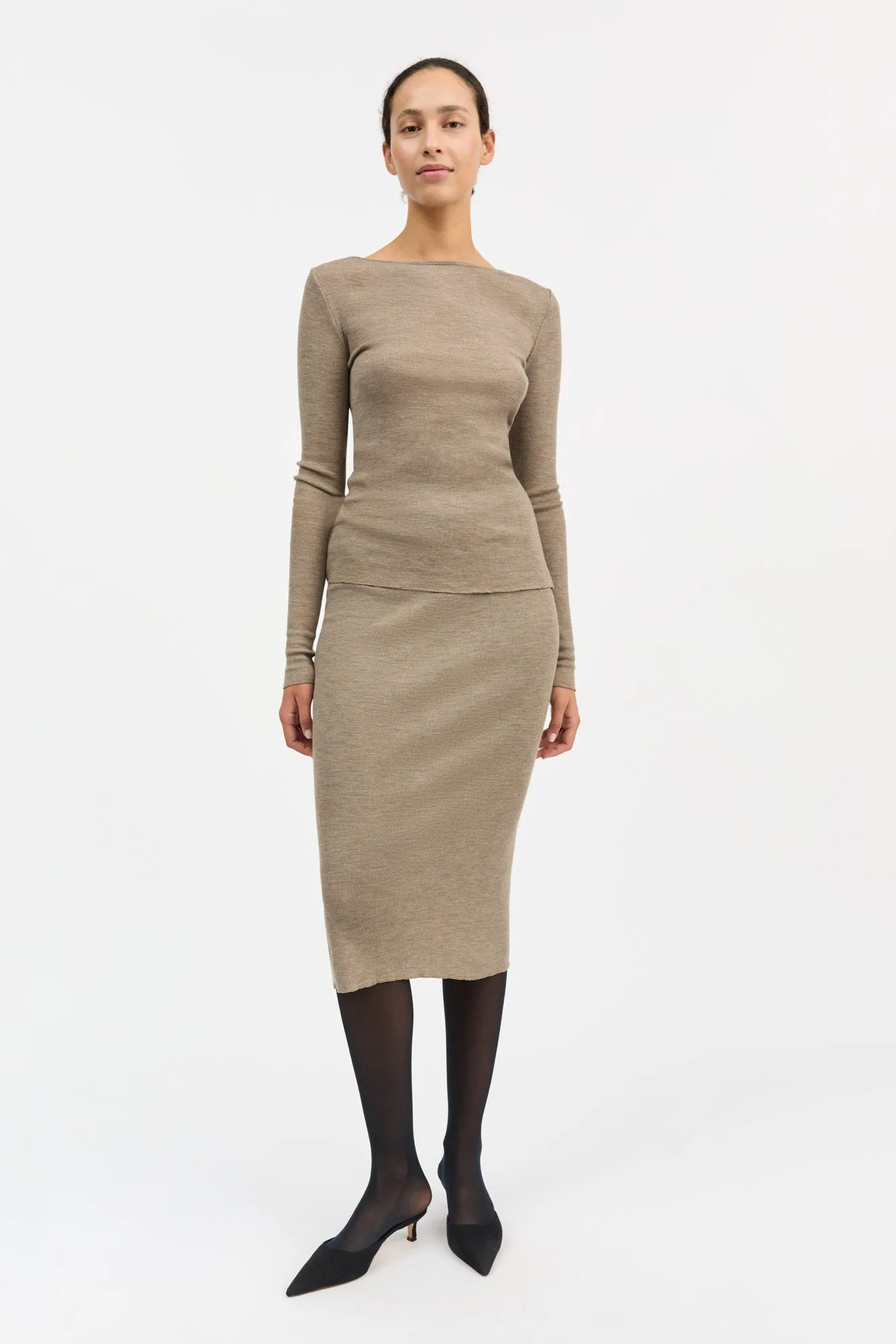 Amy skirt - Brown sold by Skall Studio product image thumbnail 3