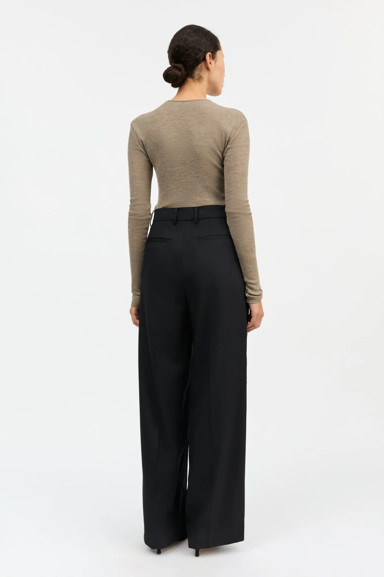 Amy O-neck blouse - Brown sold by Skall Studio product image thumbnail 4