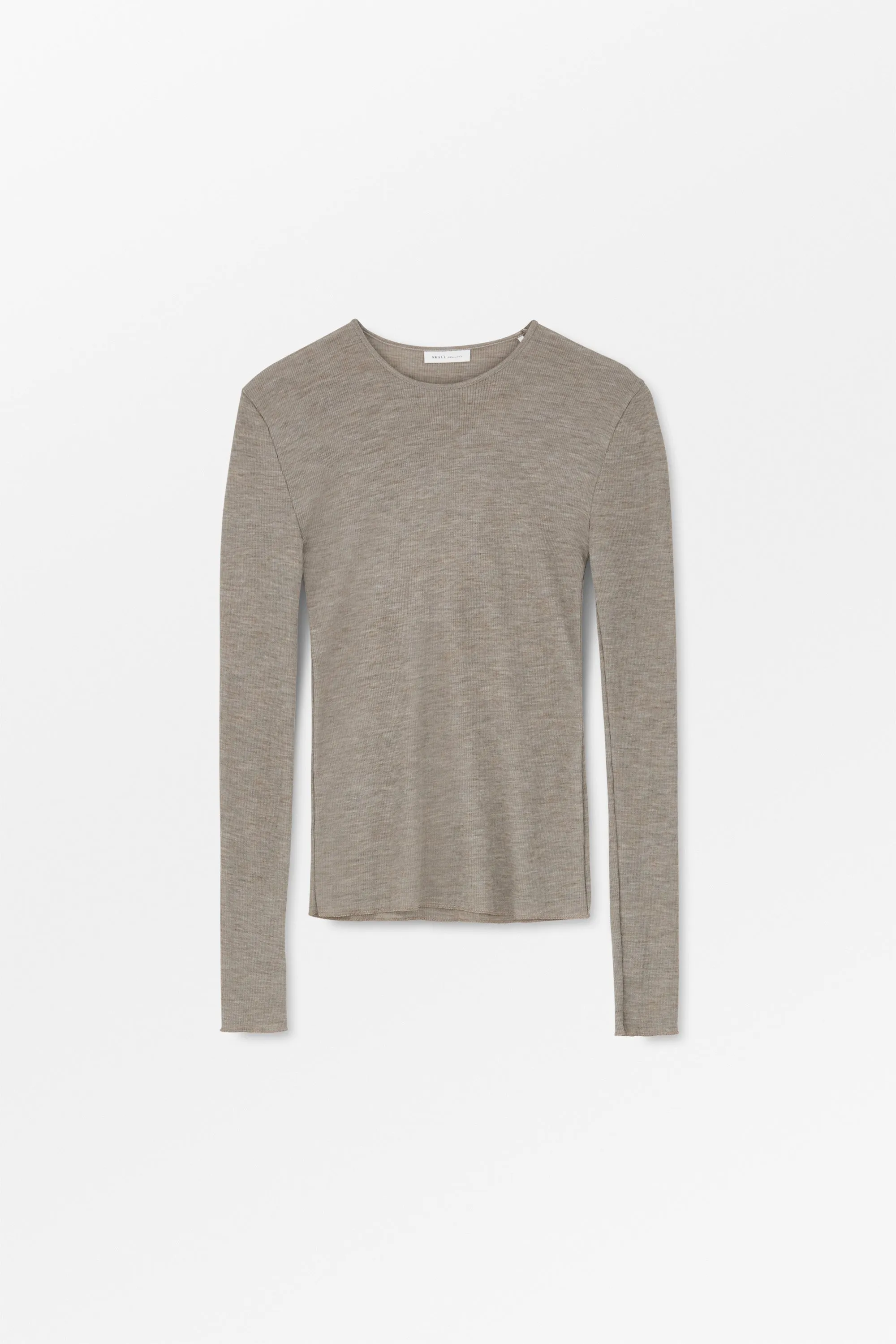 Amy O-neck blouse - Brown sold by Skall Studio