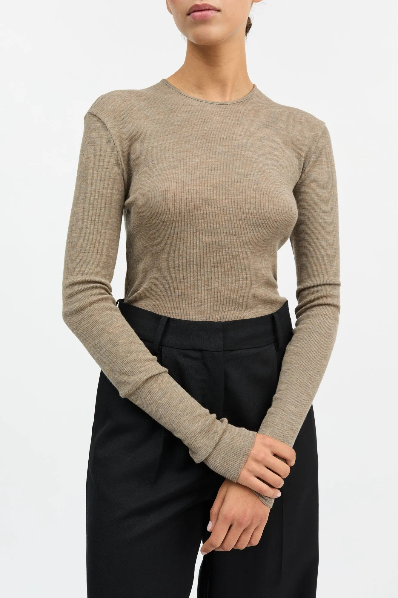 Amy O-neck blouse - Brown sold by Skall Studio product image thumbnail 2
