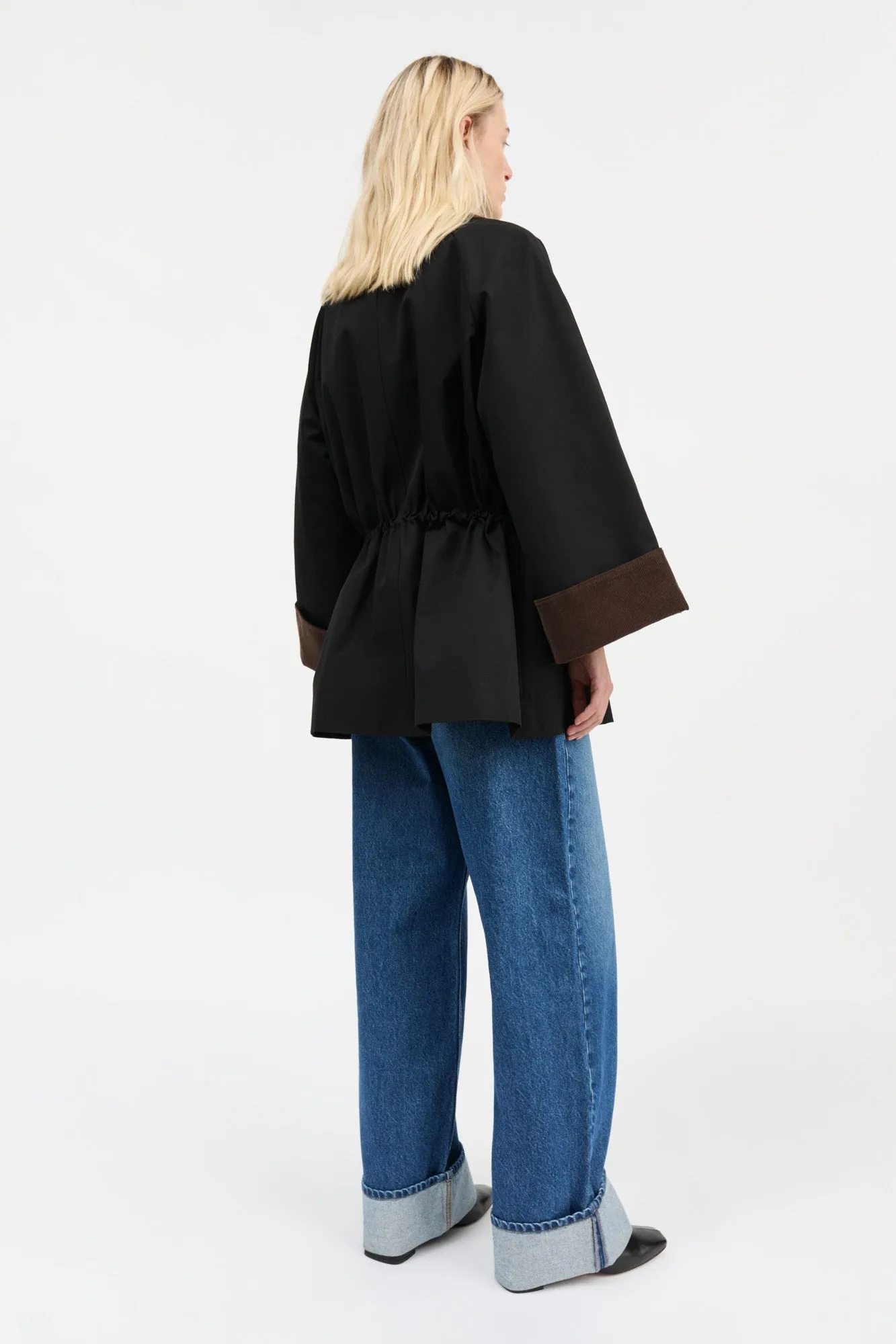 Gaby jacket - Black/Brown sold by Skall Studio product image thumbnail 4