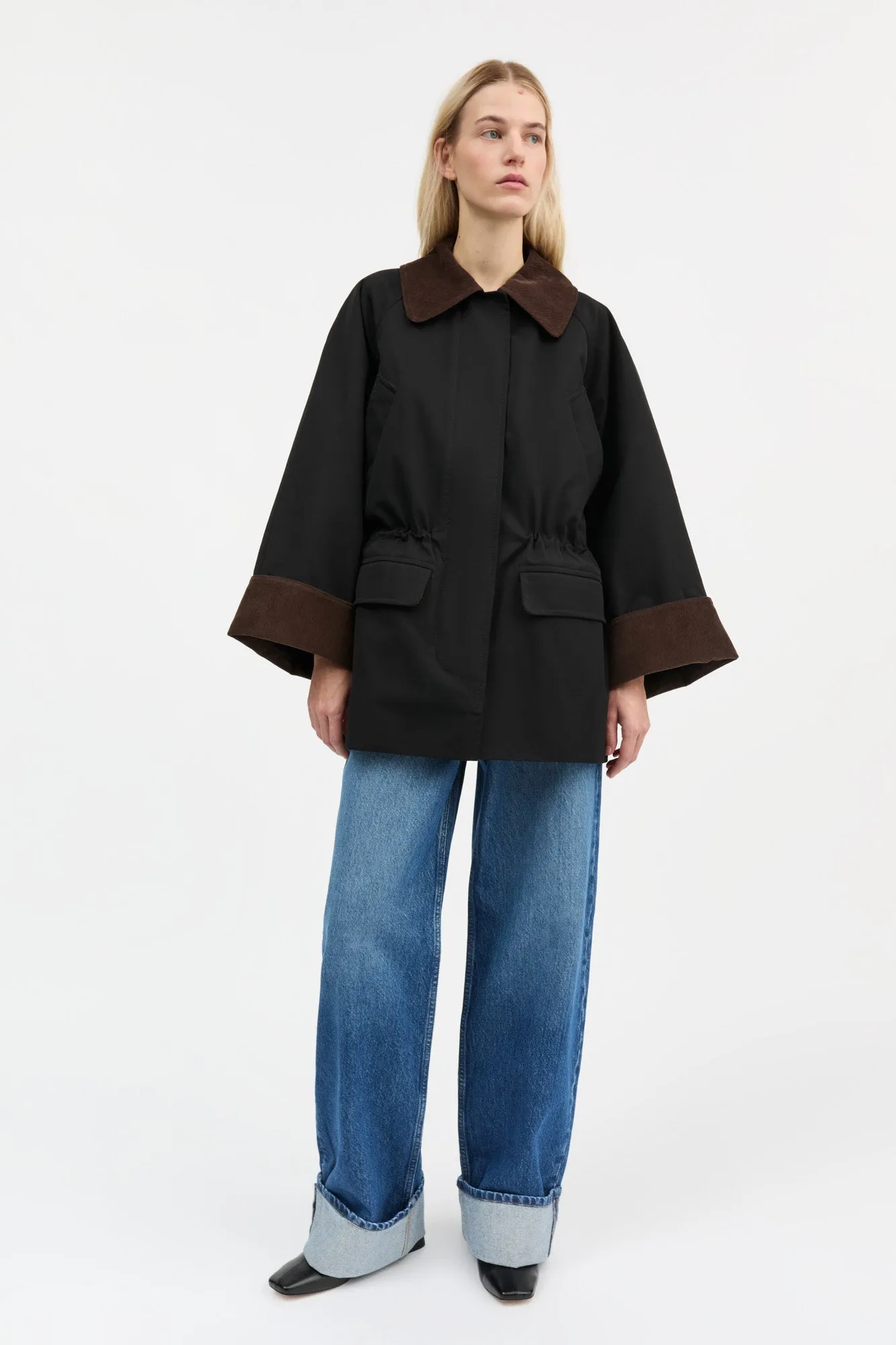 Gaby jacket - Black/Brown sold by Skall Studio product image thumbnail 3