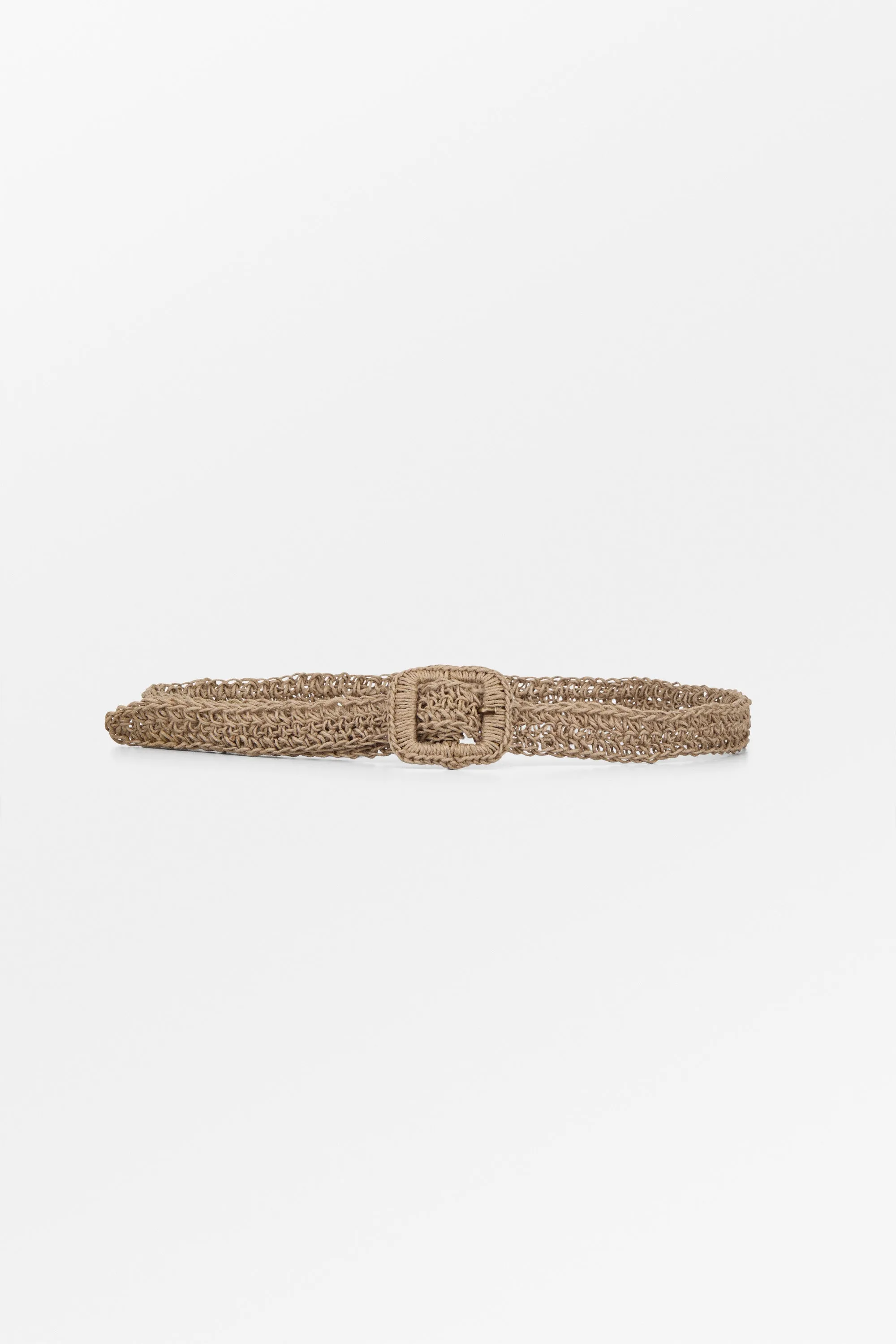 Carlie straw belt - Natural sold by Skall Studio