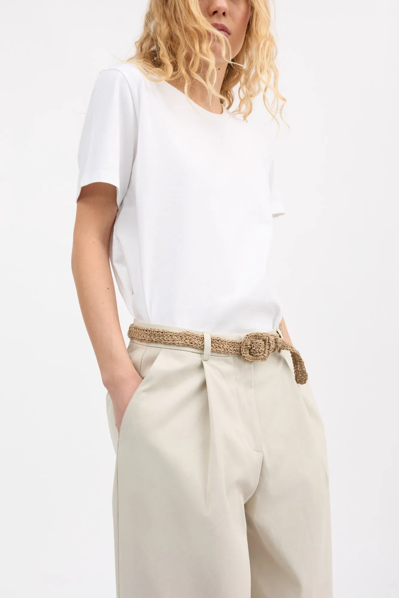 Carlie straw belt - Natural sold by Skall Studio product image thumbnail 2