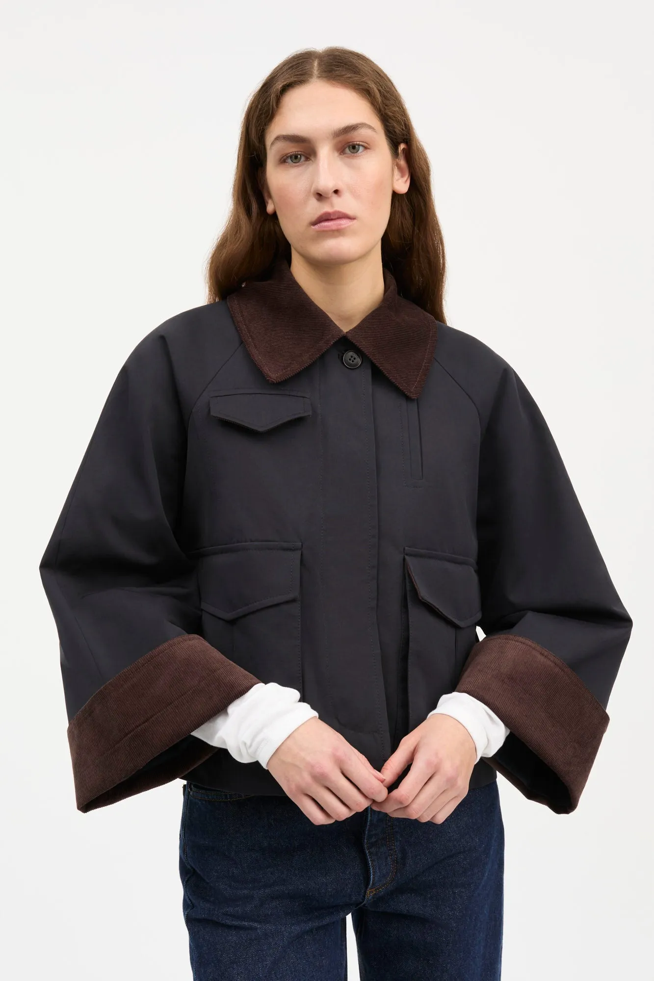 Gaby city jacket - Navy sold by Skall Studio product image thumbnail 3
