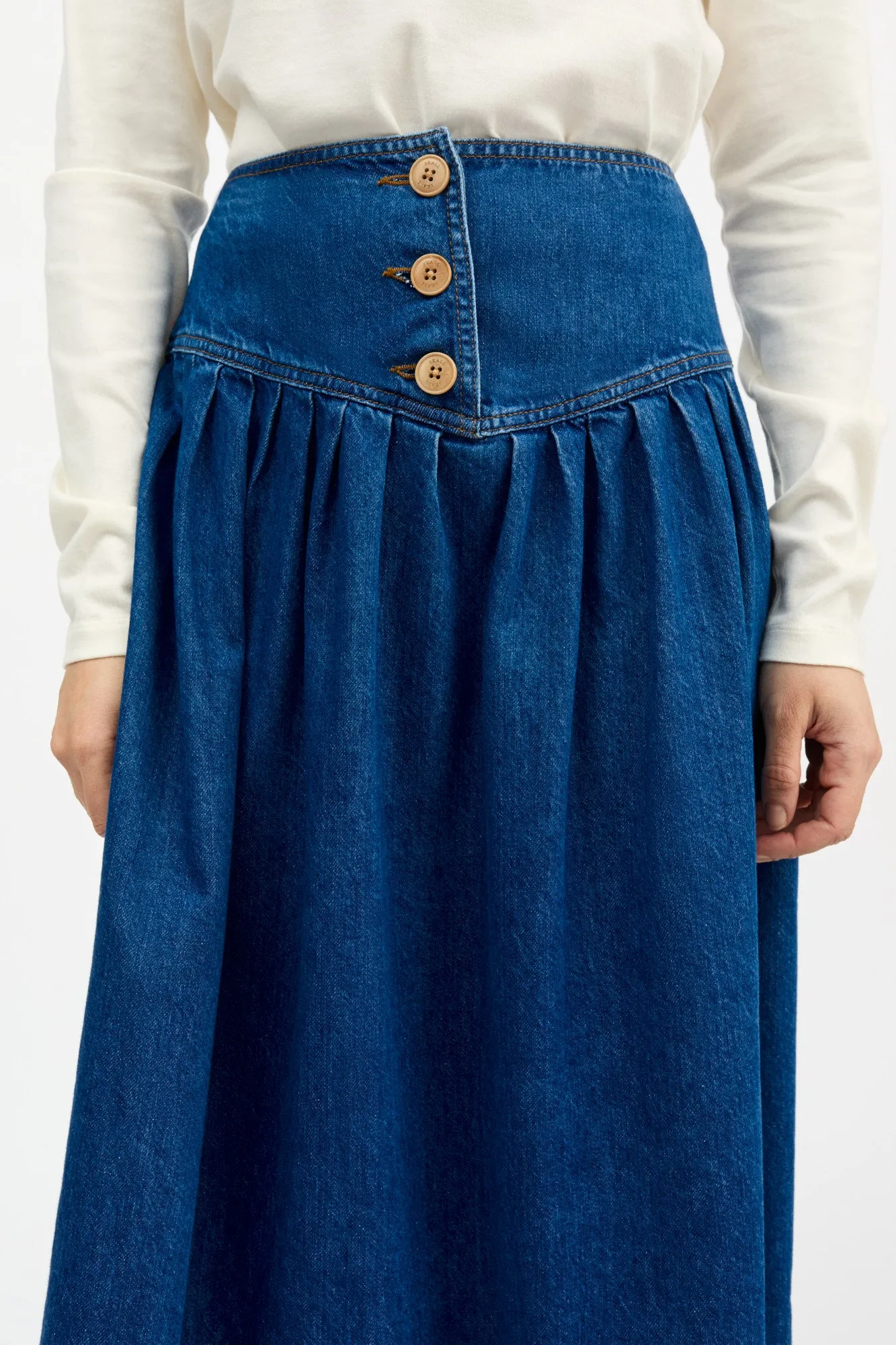 Dolly skirt - Vintage washed blue sold by Skall Studio product image thumbnail 3