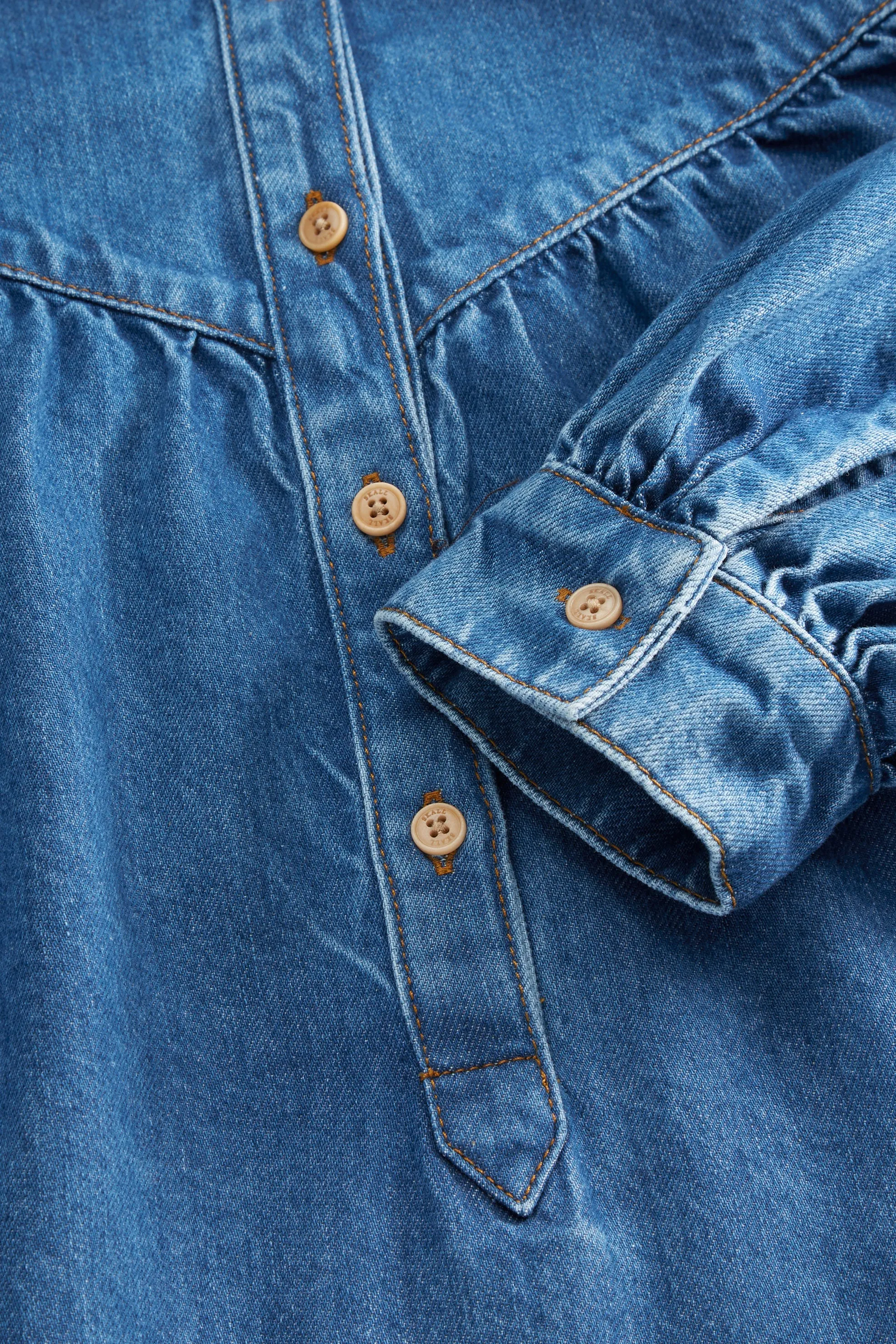 Mille blouse - Vintage washed blue sold by Skall Studio product image thumbnail 5