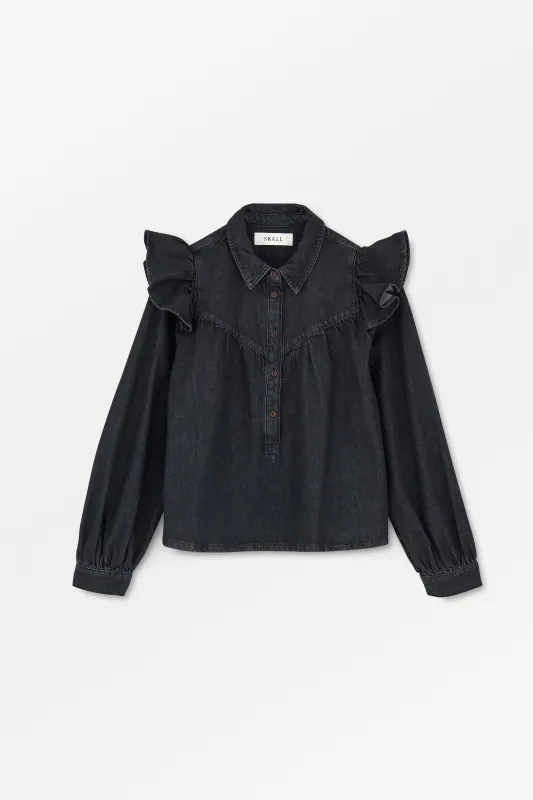 Mille blouse - Vintage washed black sold by Skall Studio