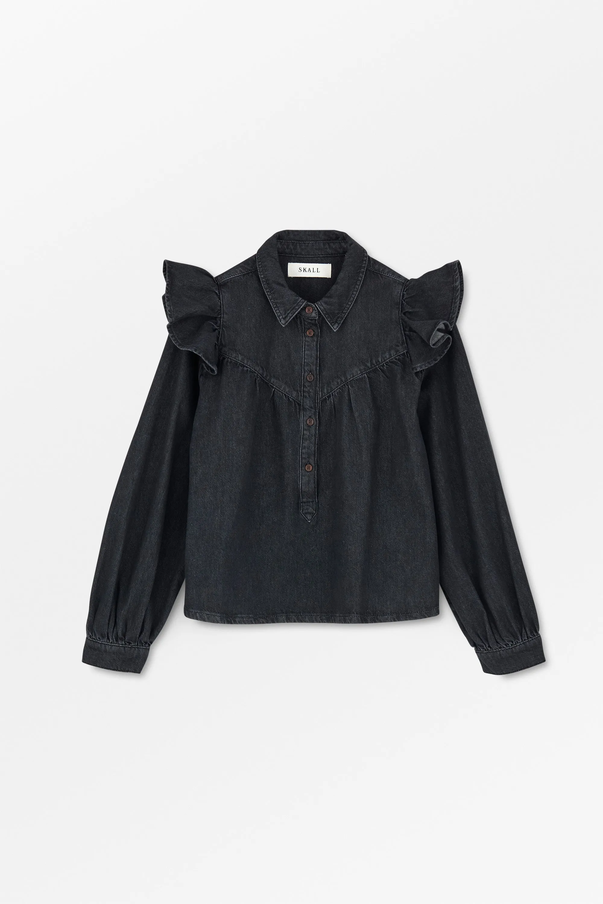 Mille blouse - Vintage washed black sold by Skall Studio