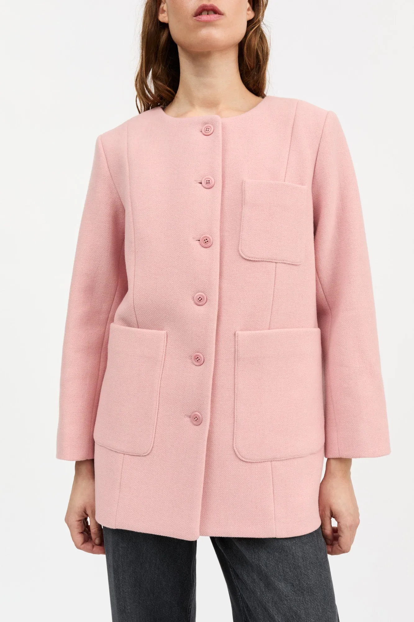 Nina jacket - Dusty rose sold by Skall Studio product image thumbnail 4