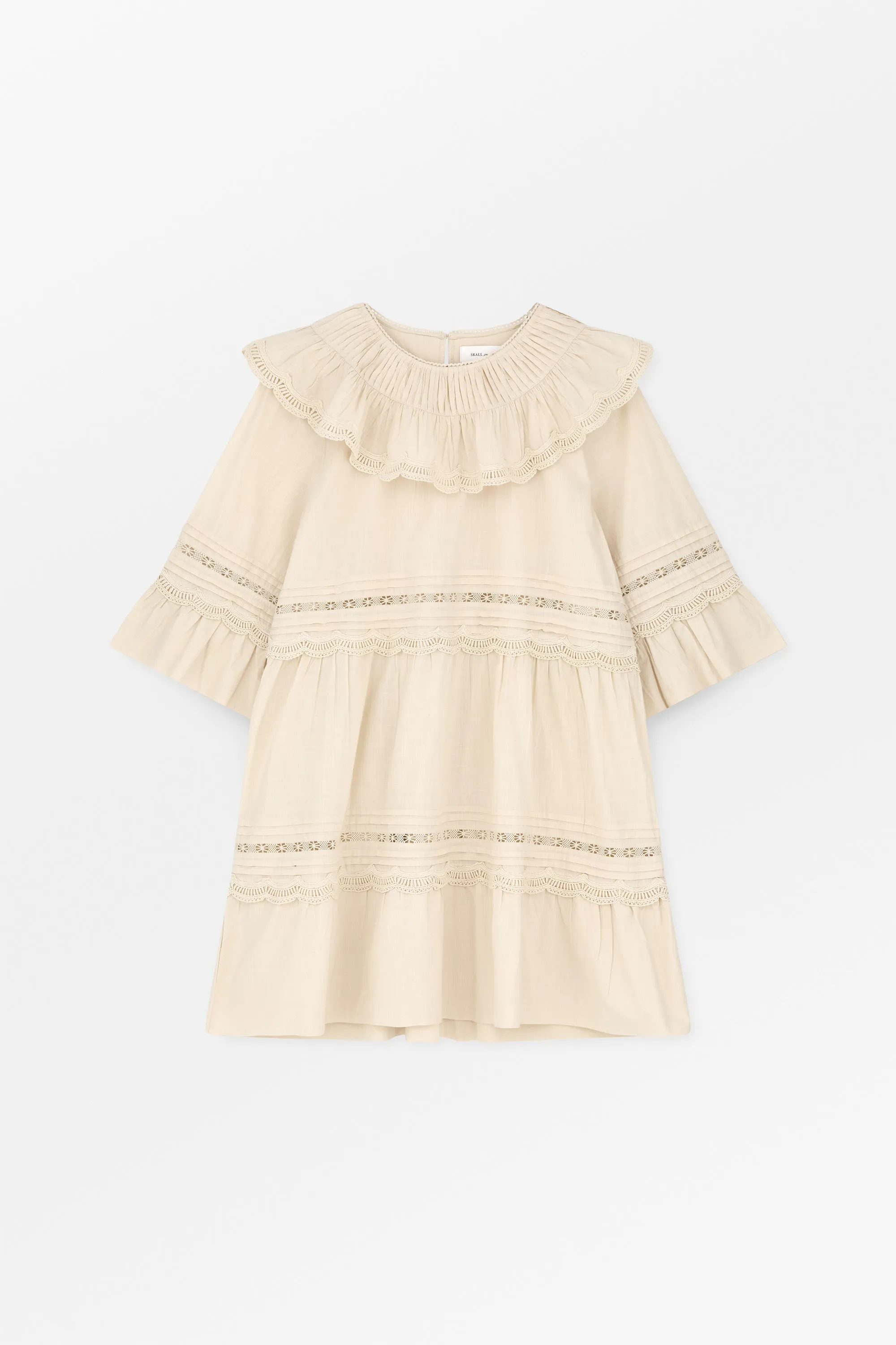 Leaf dress - Antique beige sold by Skall Studio