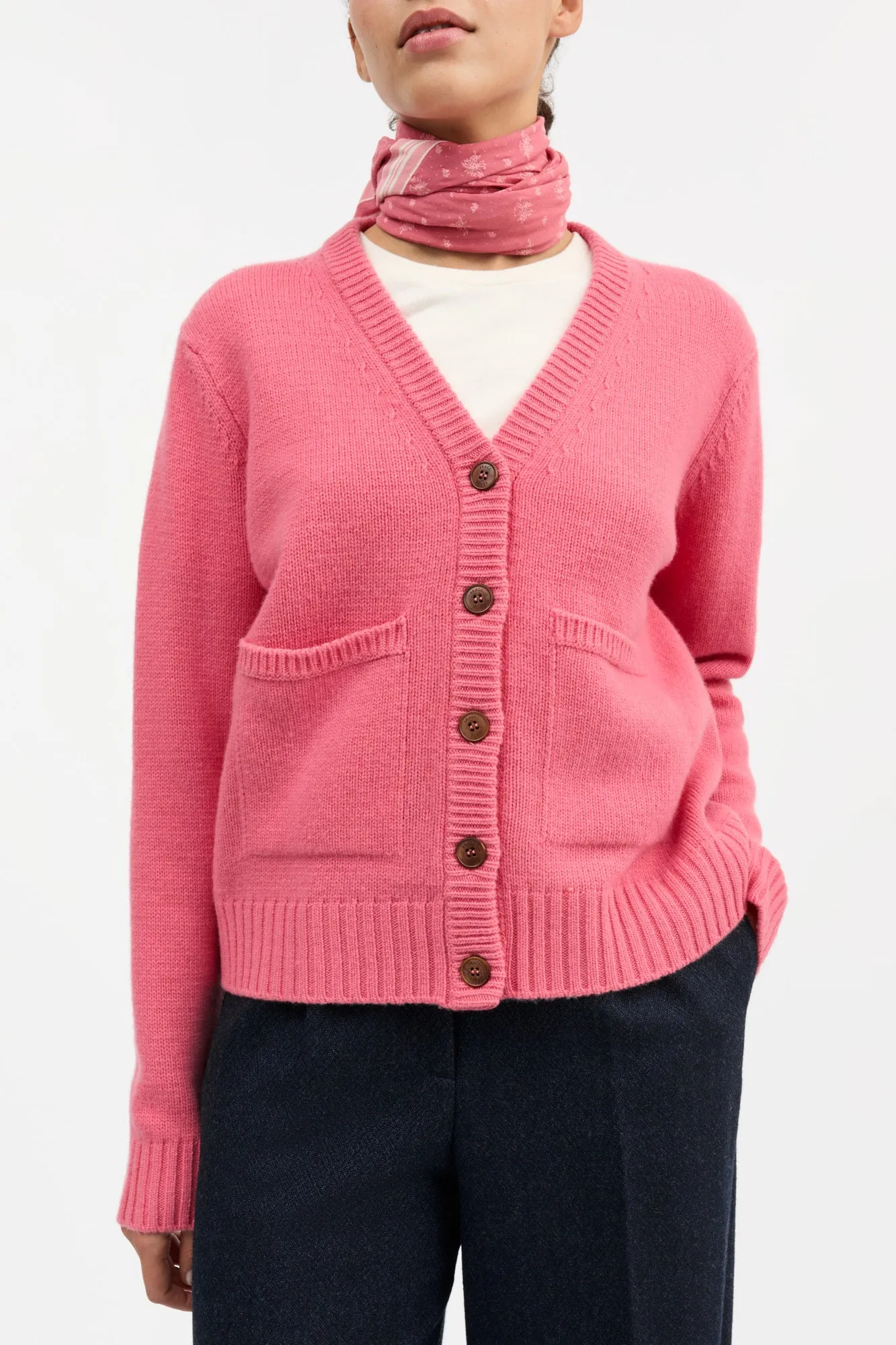 Beti cardigan - Hot pink sold by Skall Studio product image thumbnail 2
