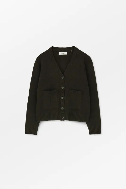 Beti cardigan - Deep brown made by Skall Studio
