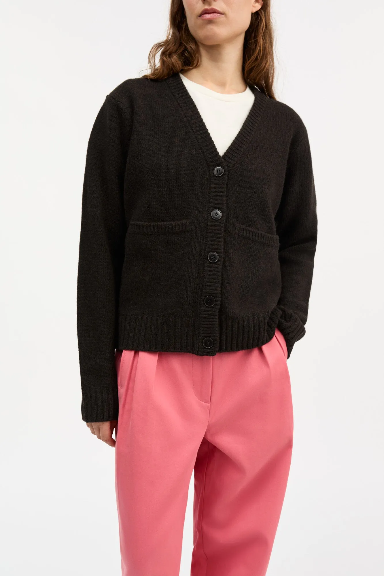 Beti cardigan - Deep brown sold by Skall Studio product image thumbnail 2