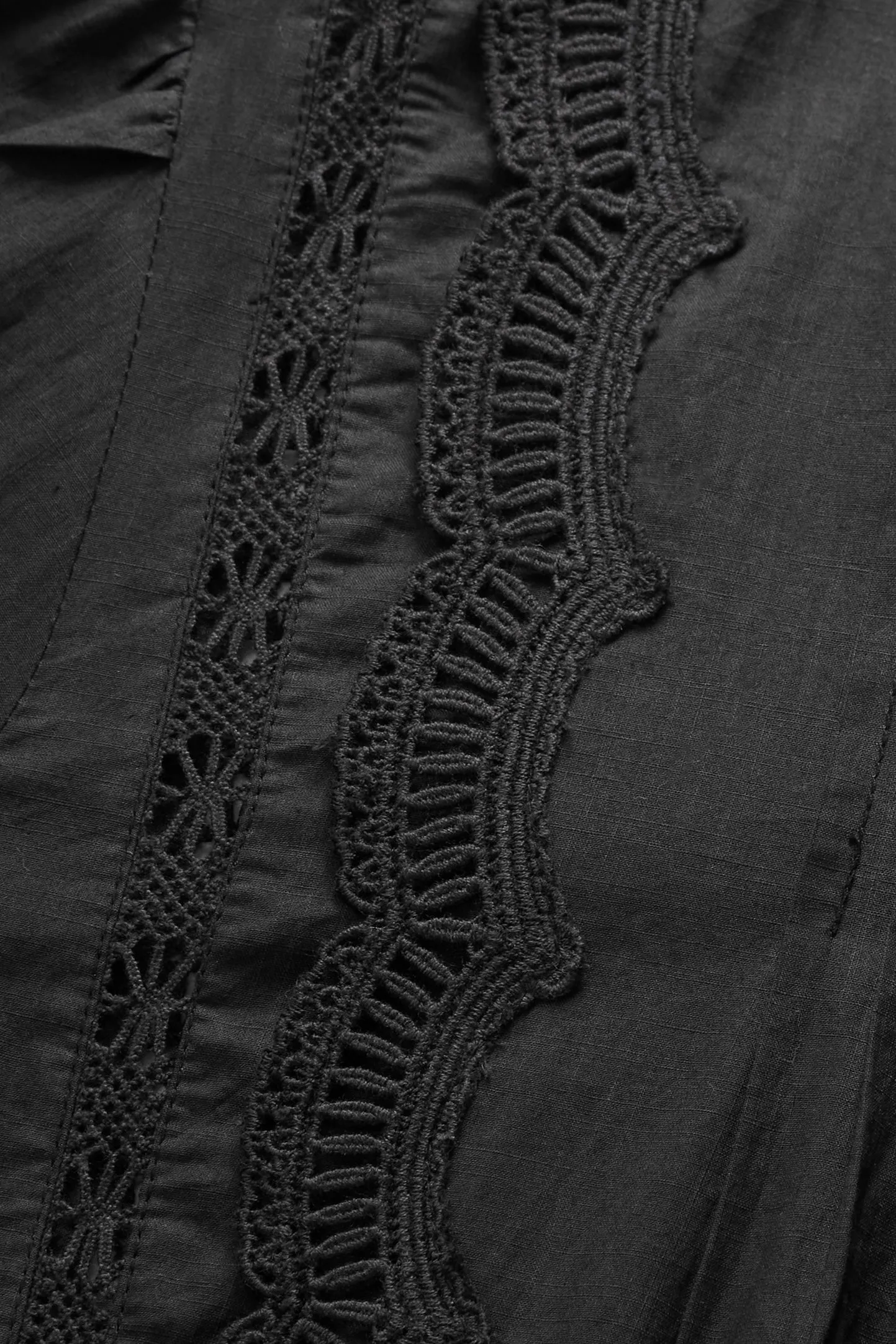 Leaf blouse - Black sold by Skall Studio product image thumbnail 5