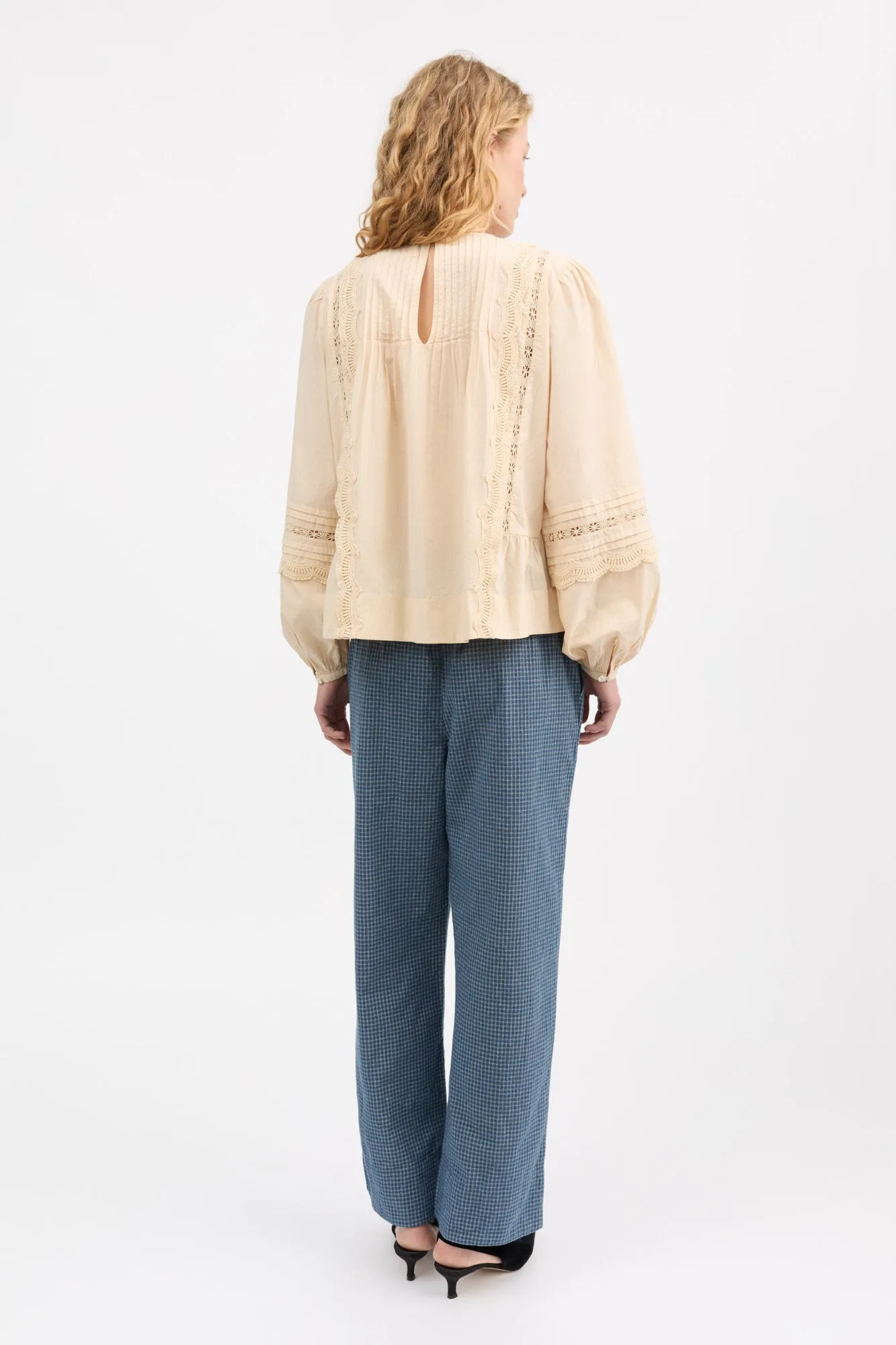 Leaf blouse - Antique beige sold by Skall Studio product image thumbnail 4