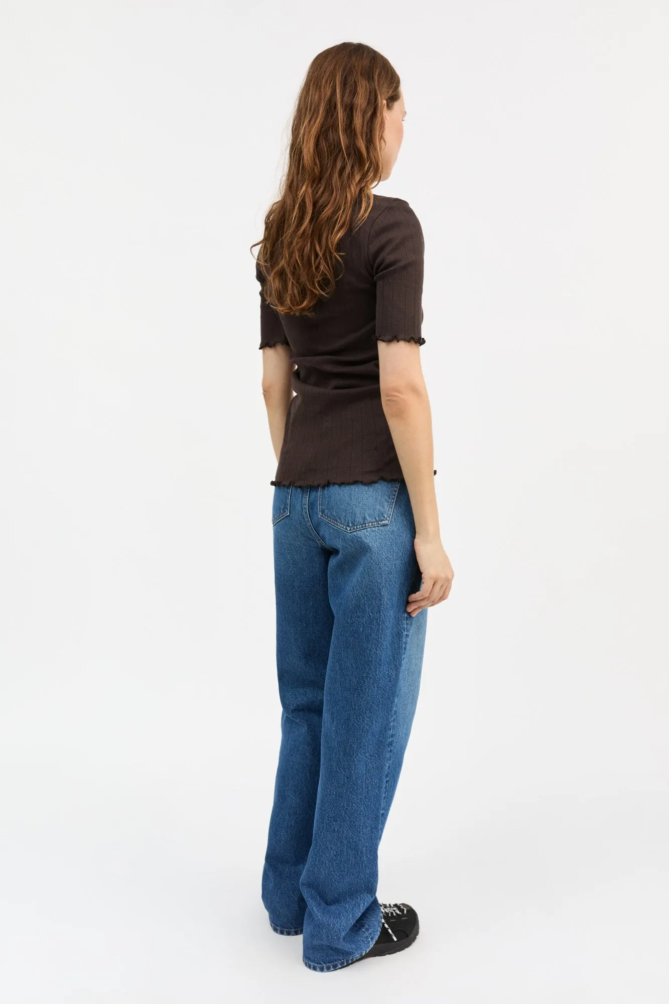 Edie tee - Dark brown sold by Skall Studio product image thumbnail 4