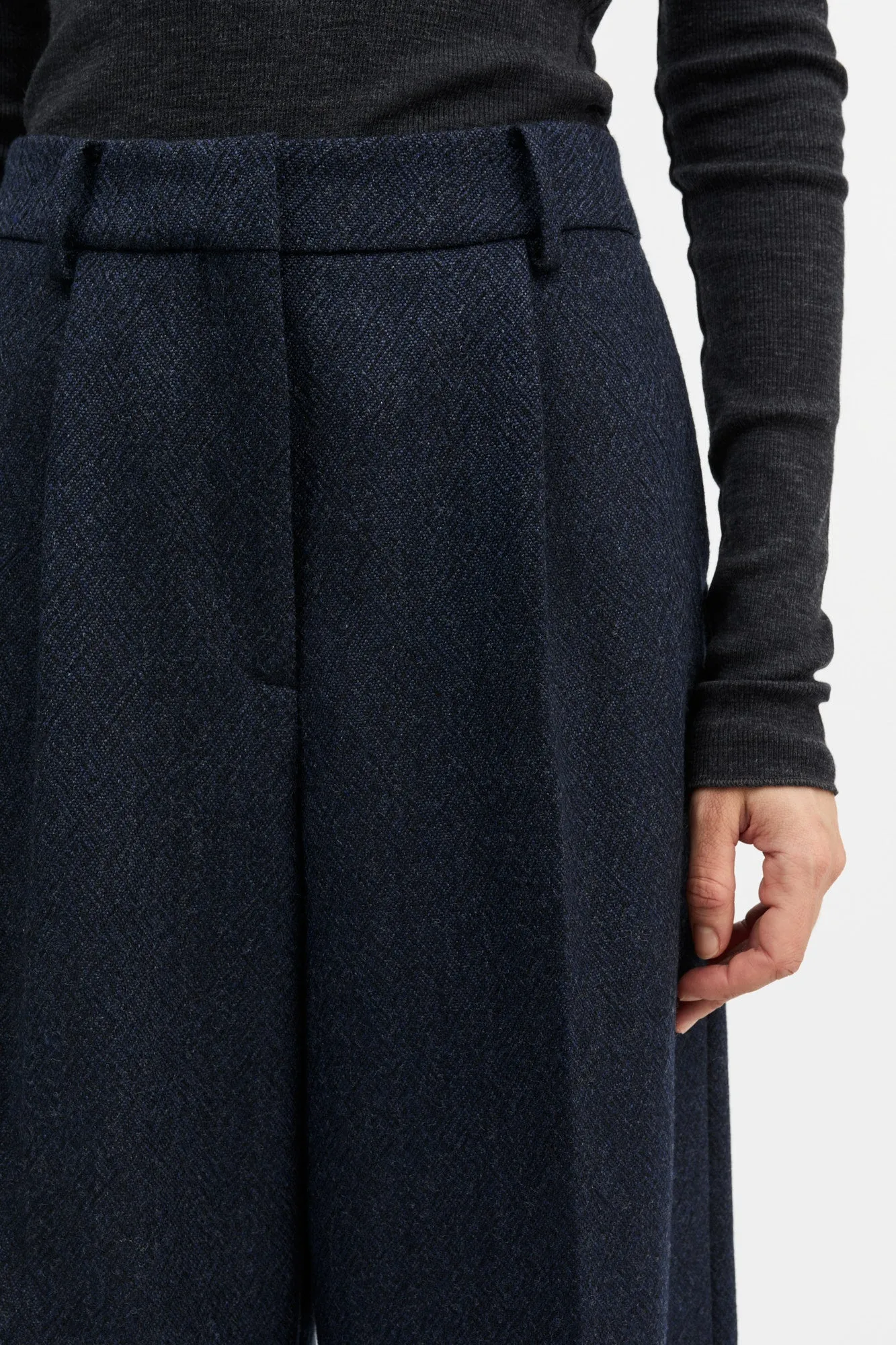 Thom trousers - Navy black sold by Skall Studio product image thumbnail 5