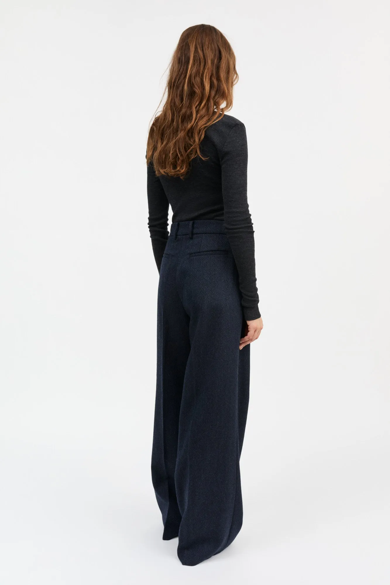 Thom trousers - Navy black sold by Skall Studio product image thumbnail 4