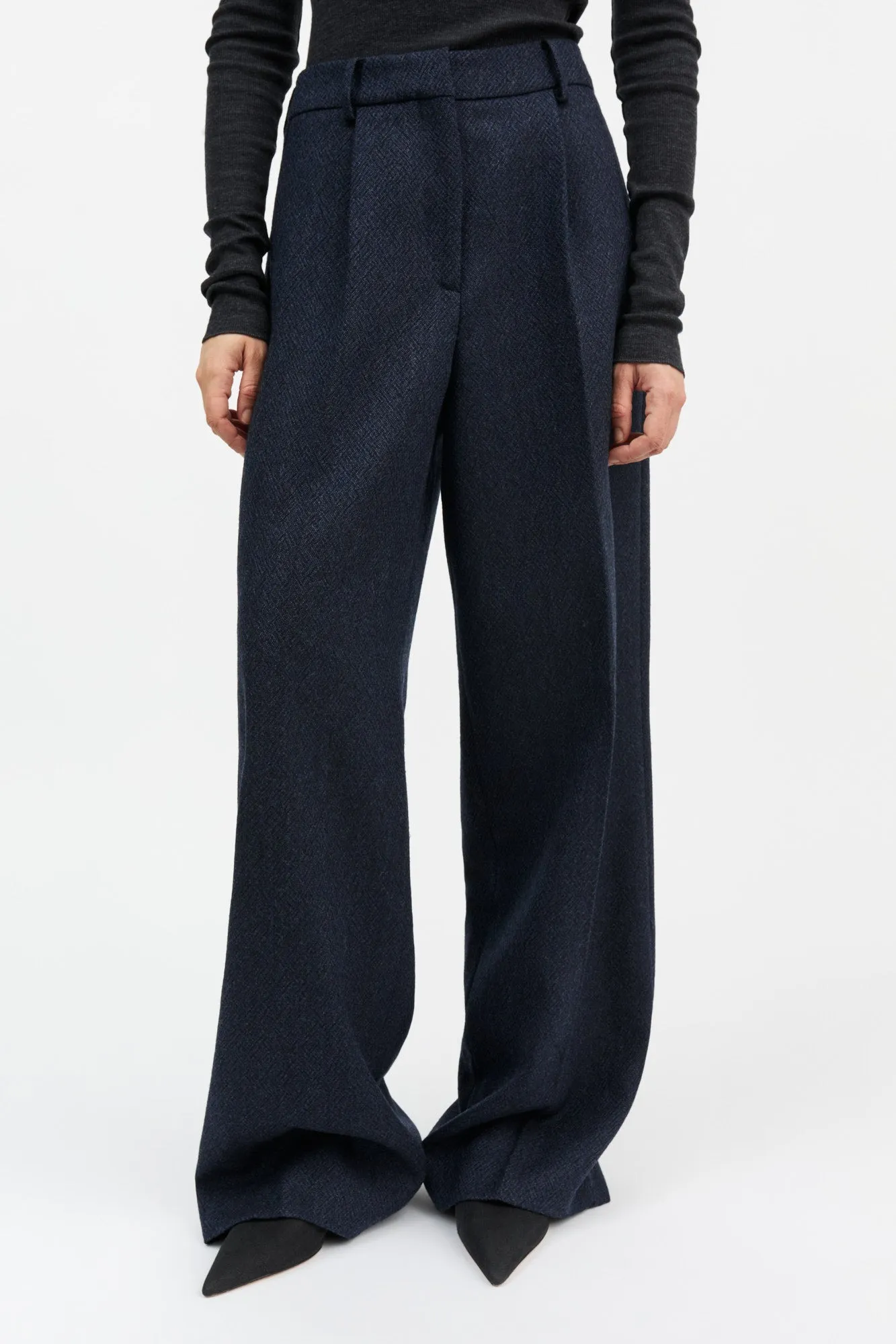 Thom trousers - Navy black sold by Skall Studio product image thumbnail 3