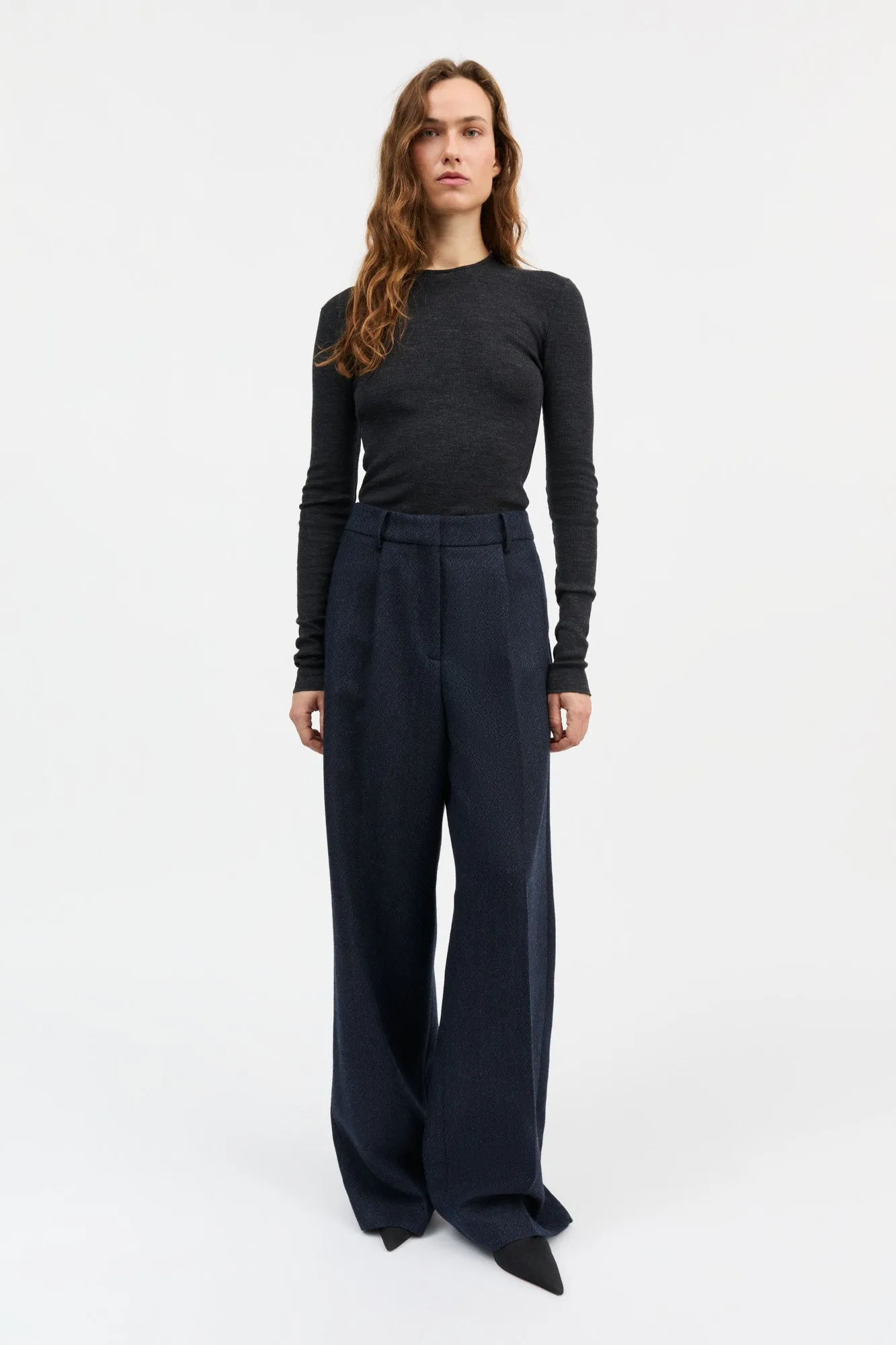 Thom trousers - Navy black sold by Skall Studio product image thumbnail 2