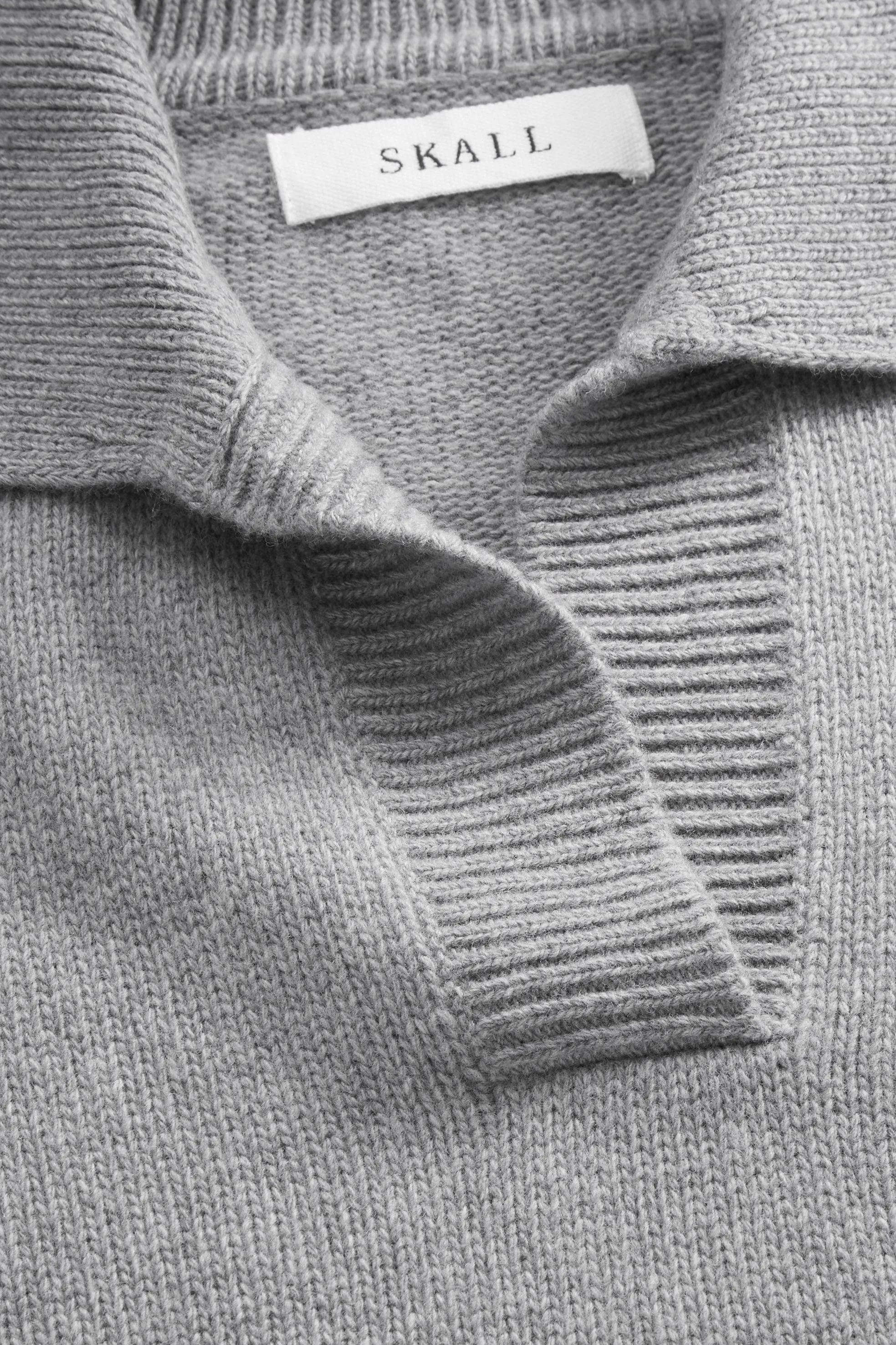 Dean V-neck jumper - Grey melange sold by Skall Studio product image thumbnail 5