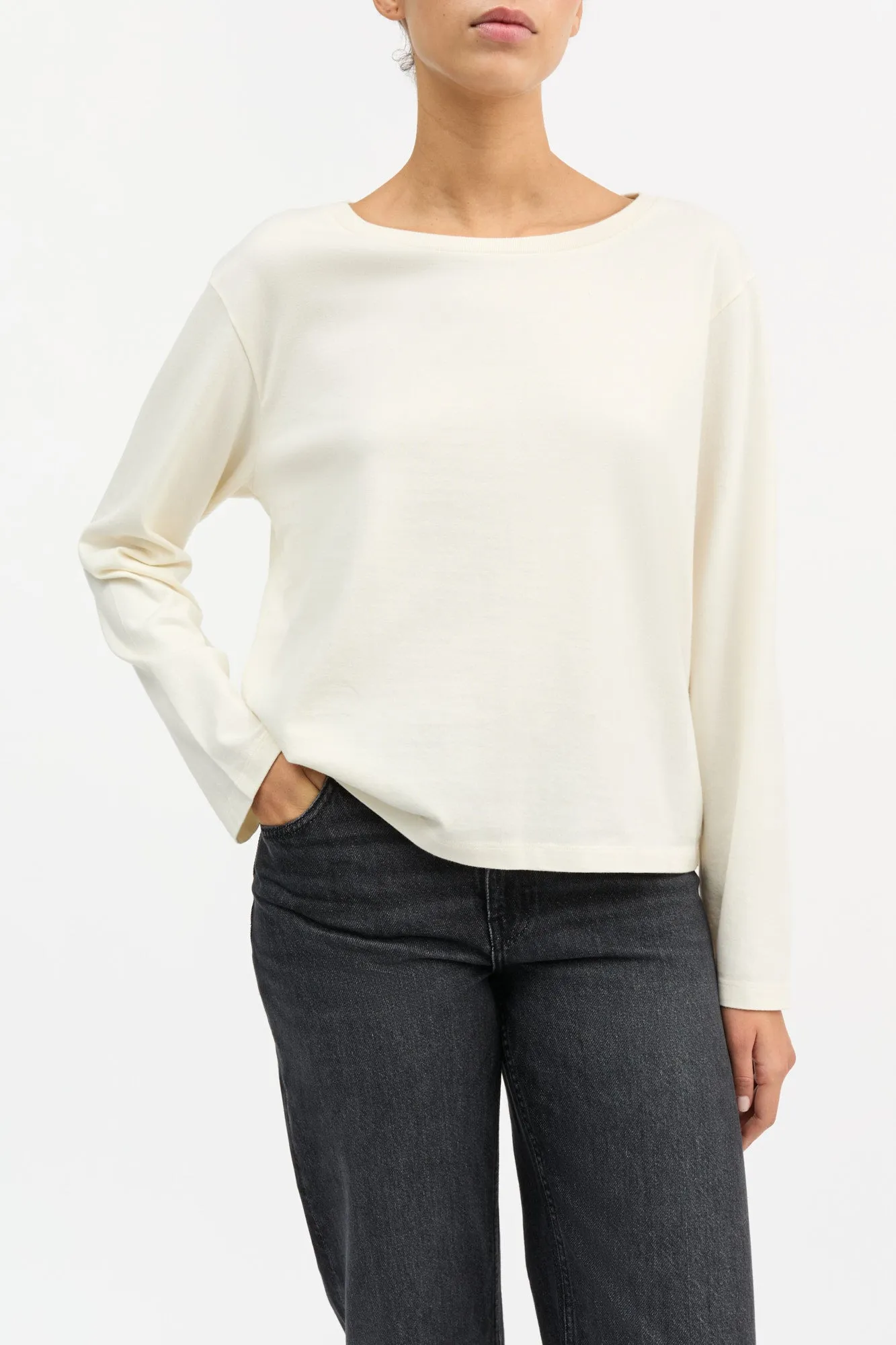 Loui oversized blouse - Off white sold by Skall Studio product image thumbnail 2