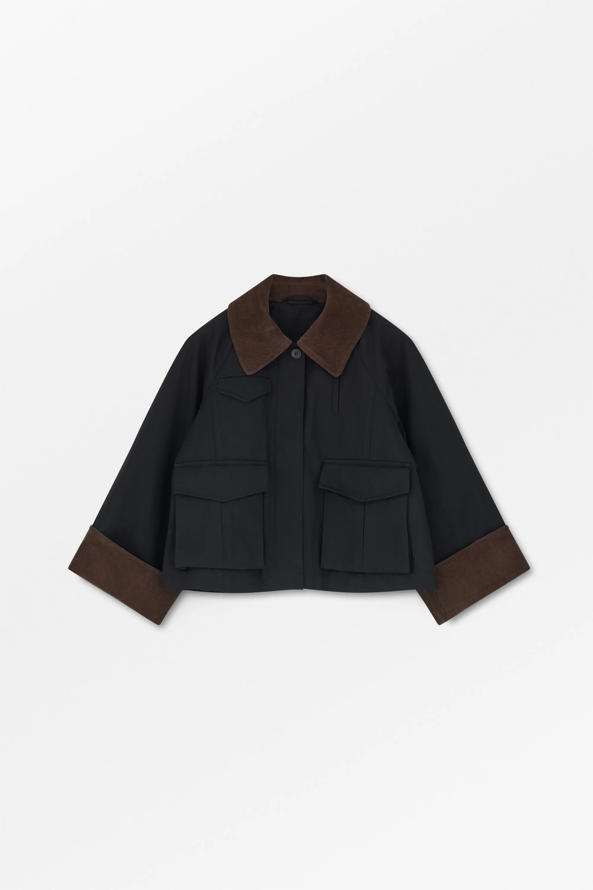 Gaby city jacket - Black/Brown sold by Skall Studio