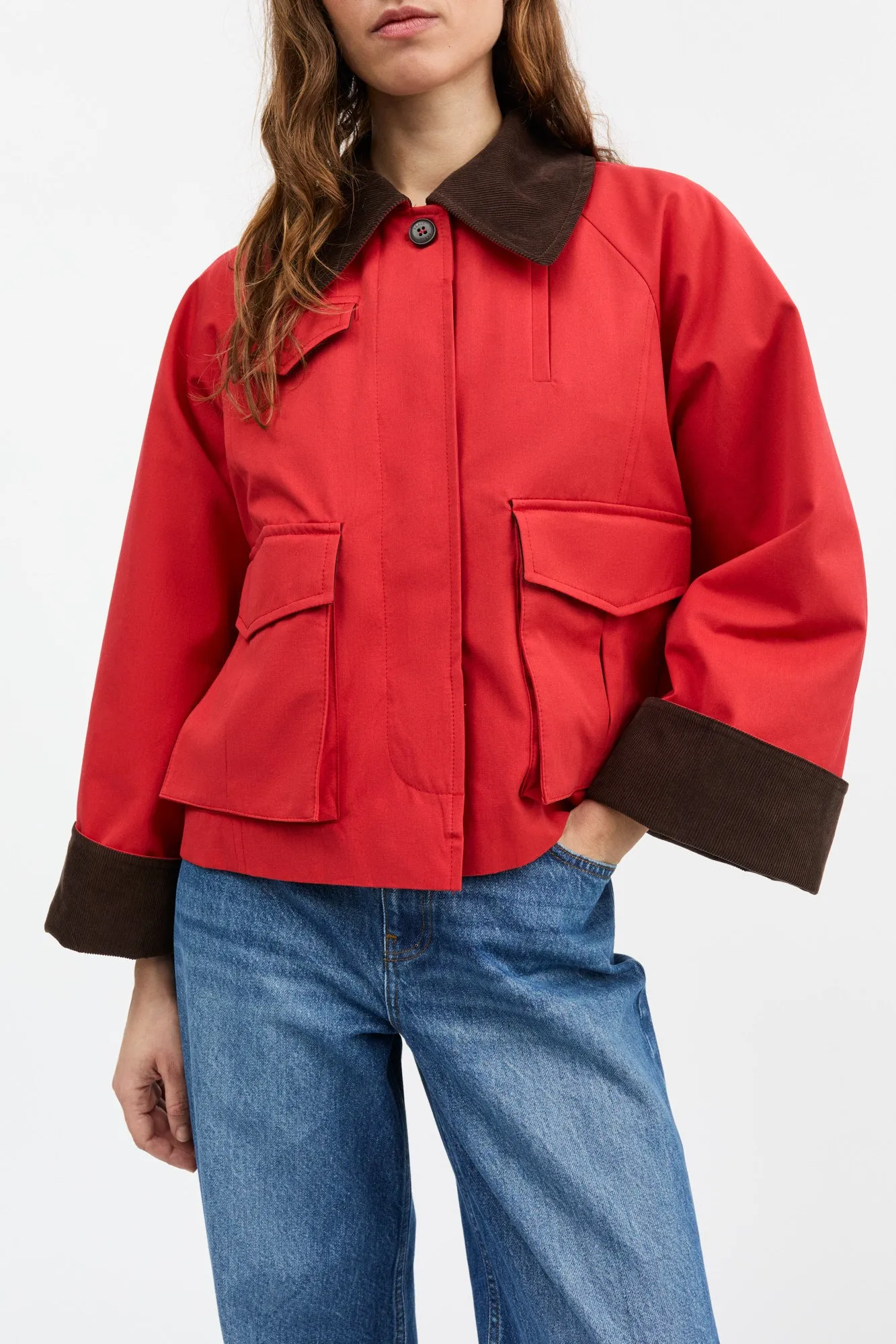 Gaby city jacket - Aurora red sold by Skall Studio product image thumbnail 3