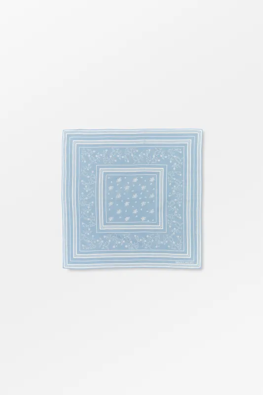Skall classic scarf 55x55 - Sky blue made by Skall Studio