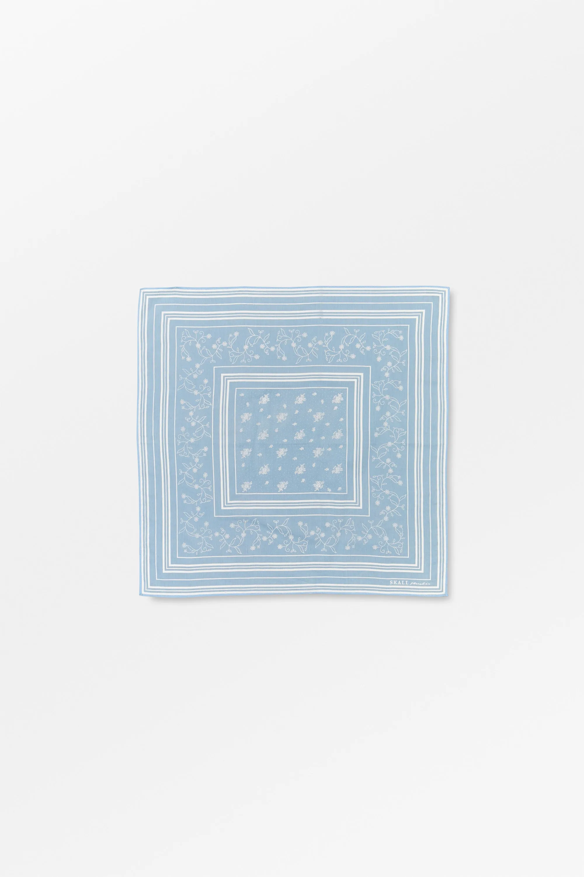 Skall classic scarf 55x55 - Sky blue sold by Skall Studio