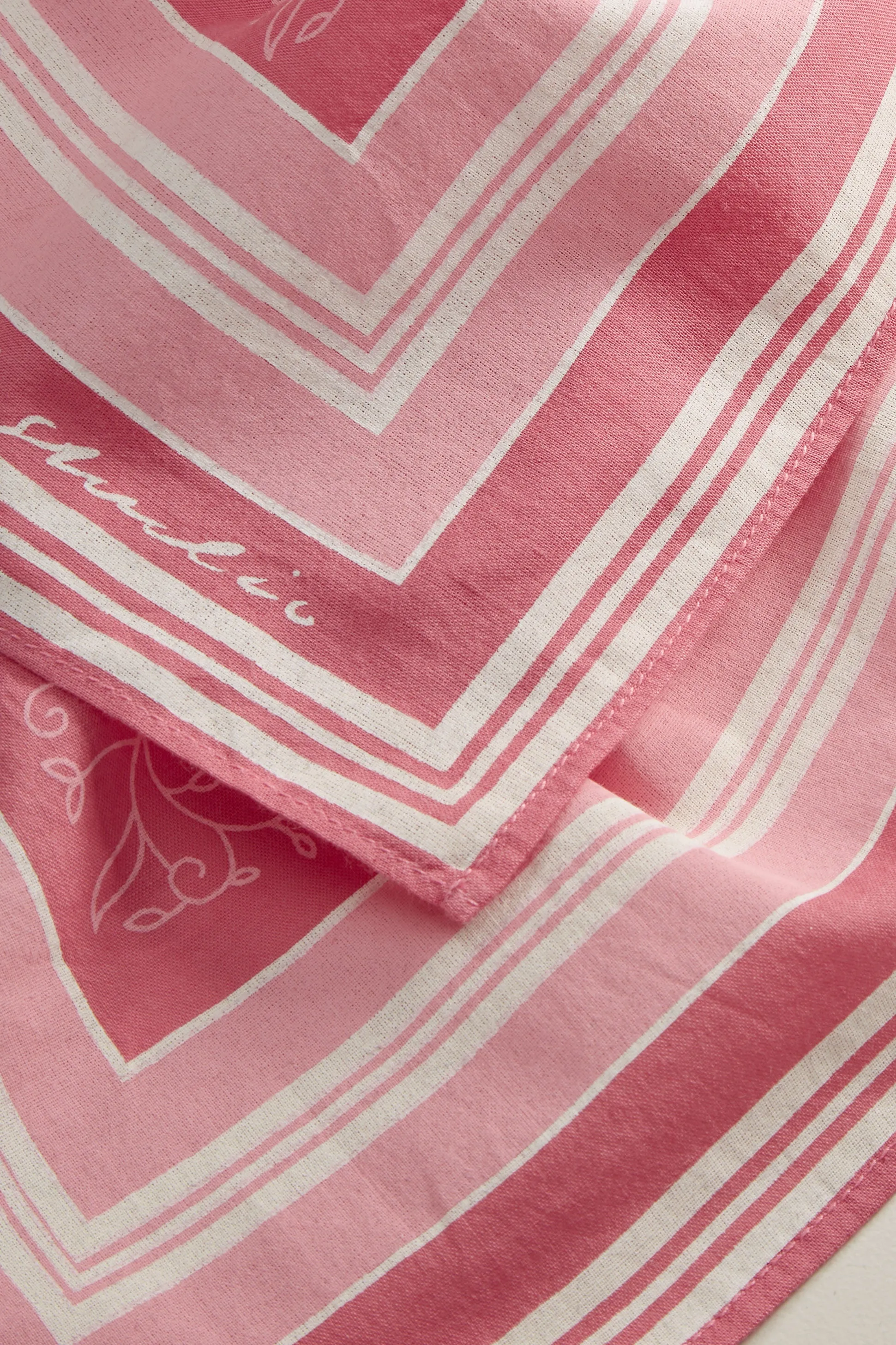 Skall classic scarf 55x55 - Hot pink sold by Skall Studio product image thumbnail 3