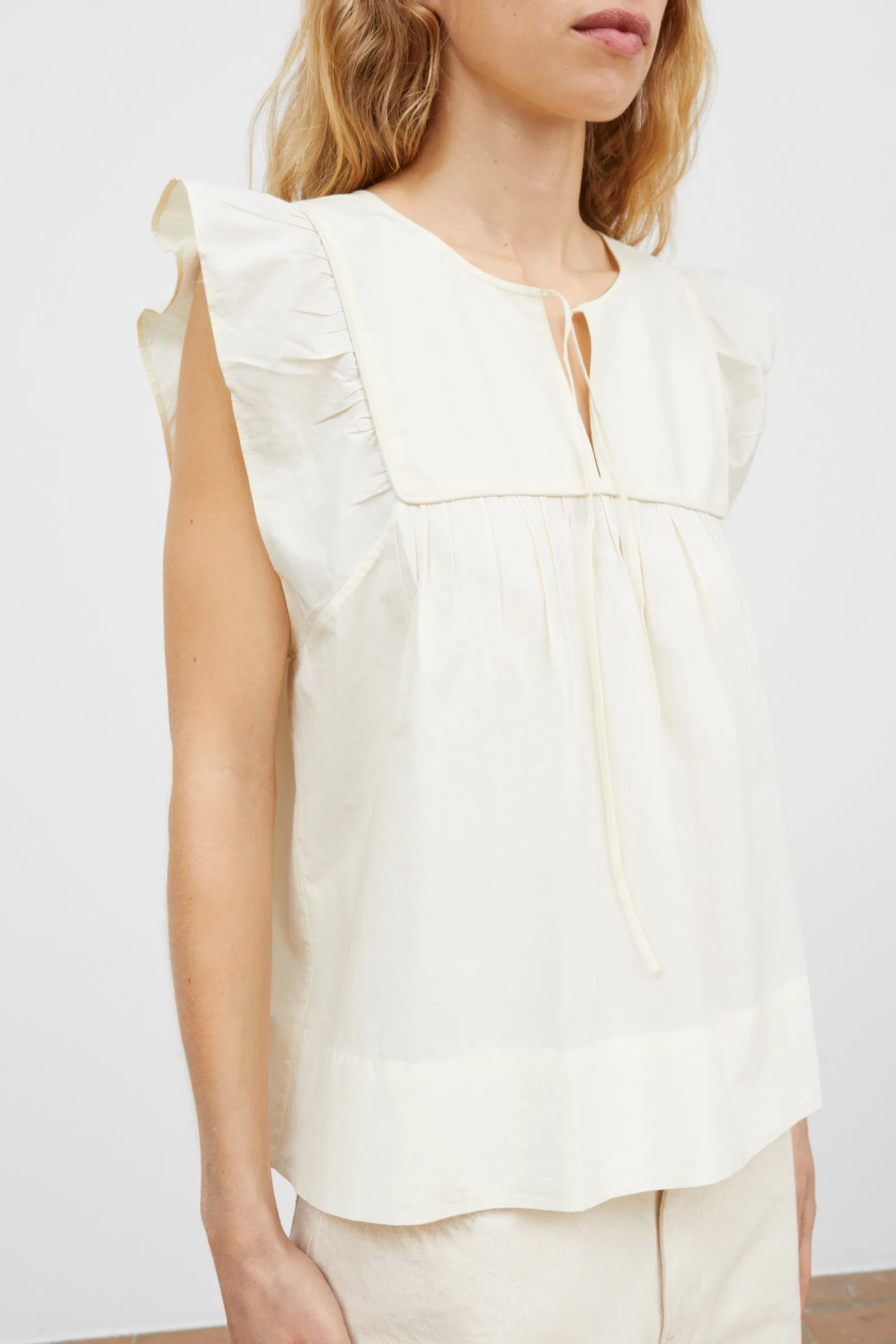 Nadja summer top - Buttermilk sold by Skall Studio product image thumbnail 2