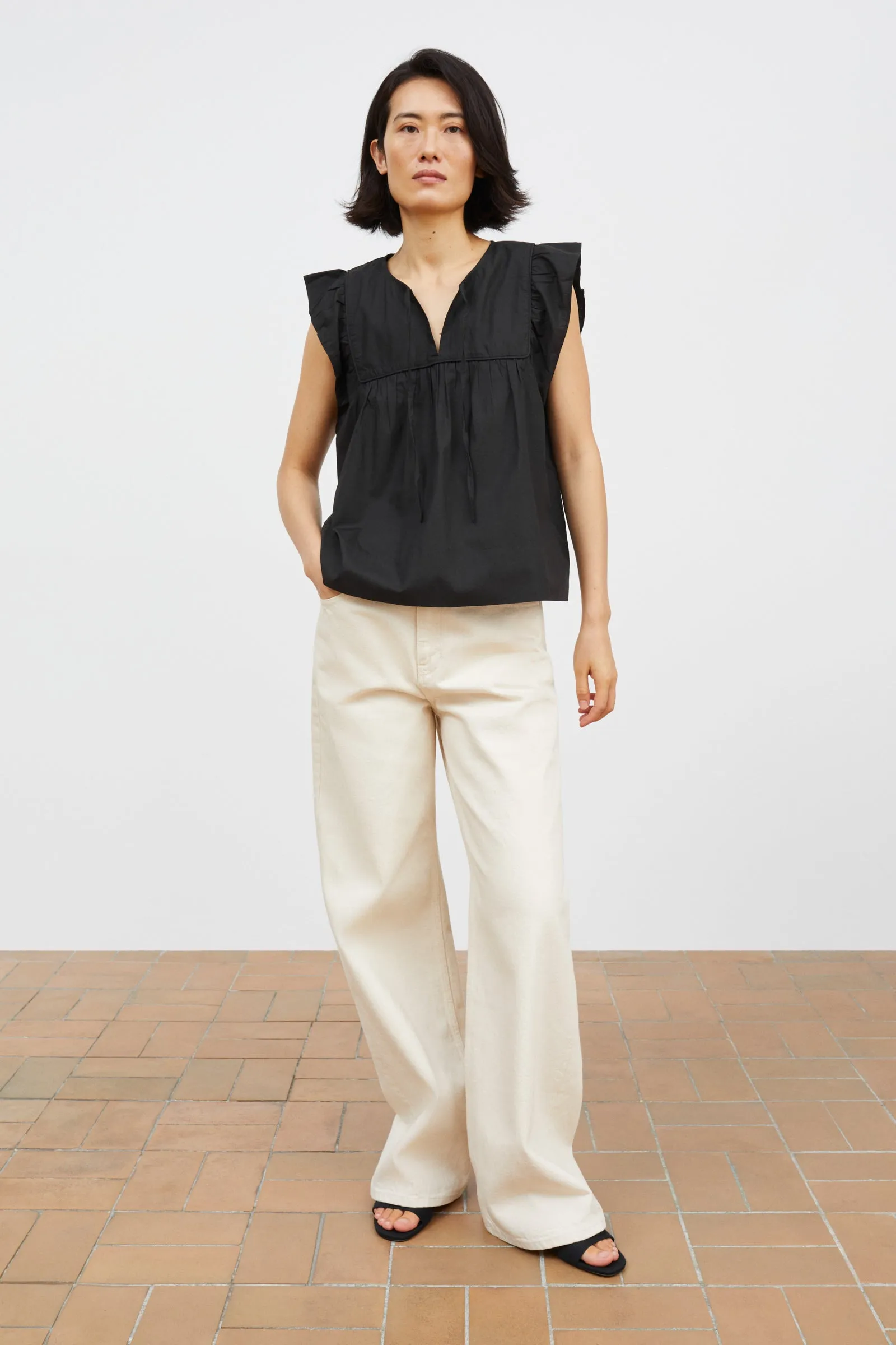 Nadja summer top - Black sold by Skall Studio product image thumbnail 2