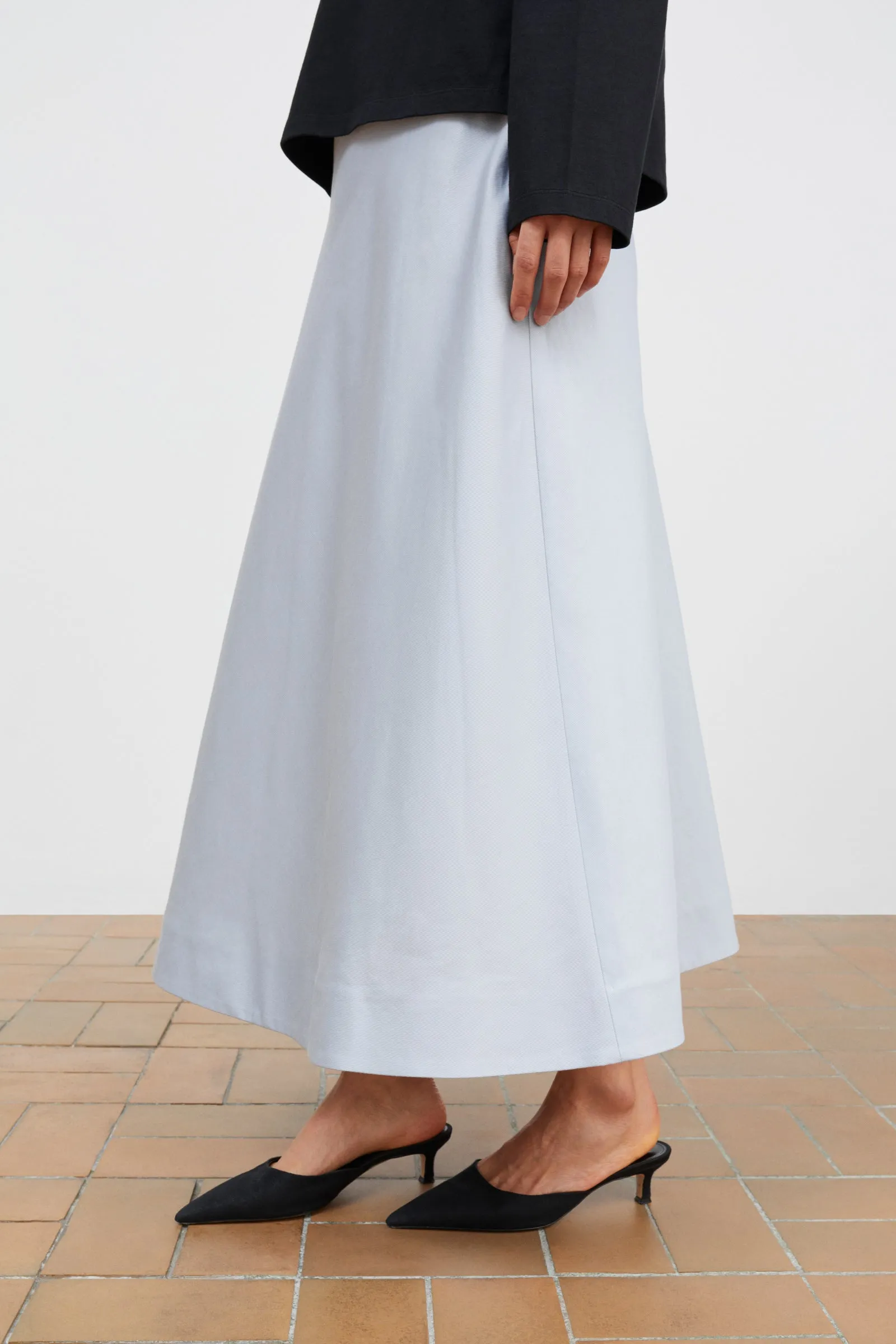 Mila skirt - Dusty blue sold by Skall Studio product image thumbnail 2