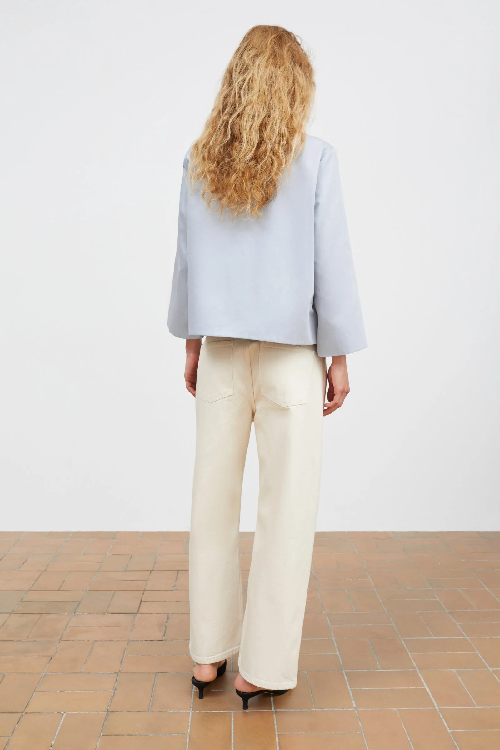 Alma blouse - Dusty blue sold by Skall Studio product image thumbnail 4