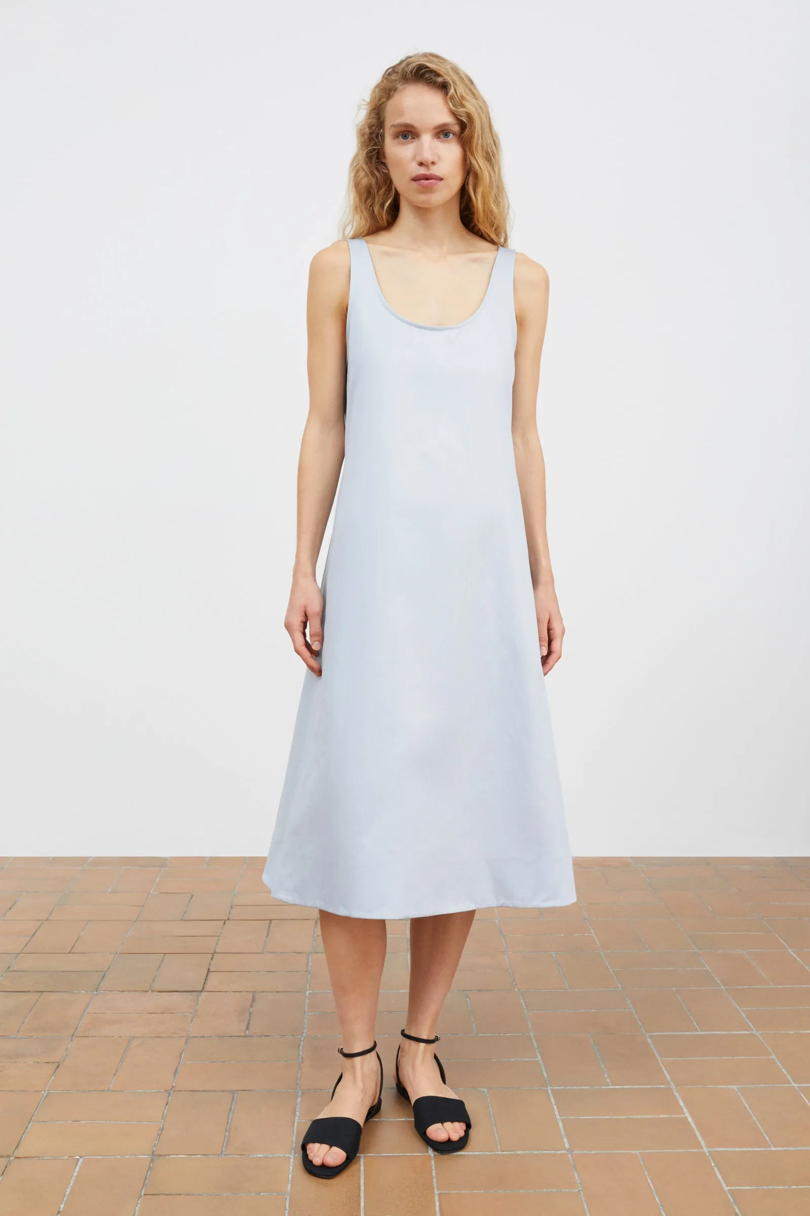 Amanda dress - Dusty blue sold by Skall Studio product image thumbnail 2
