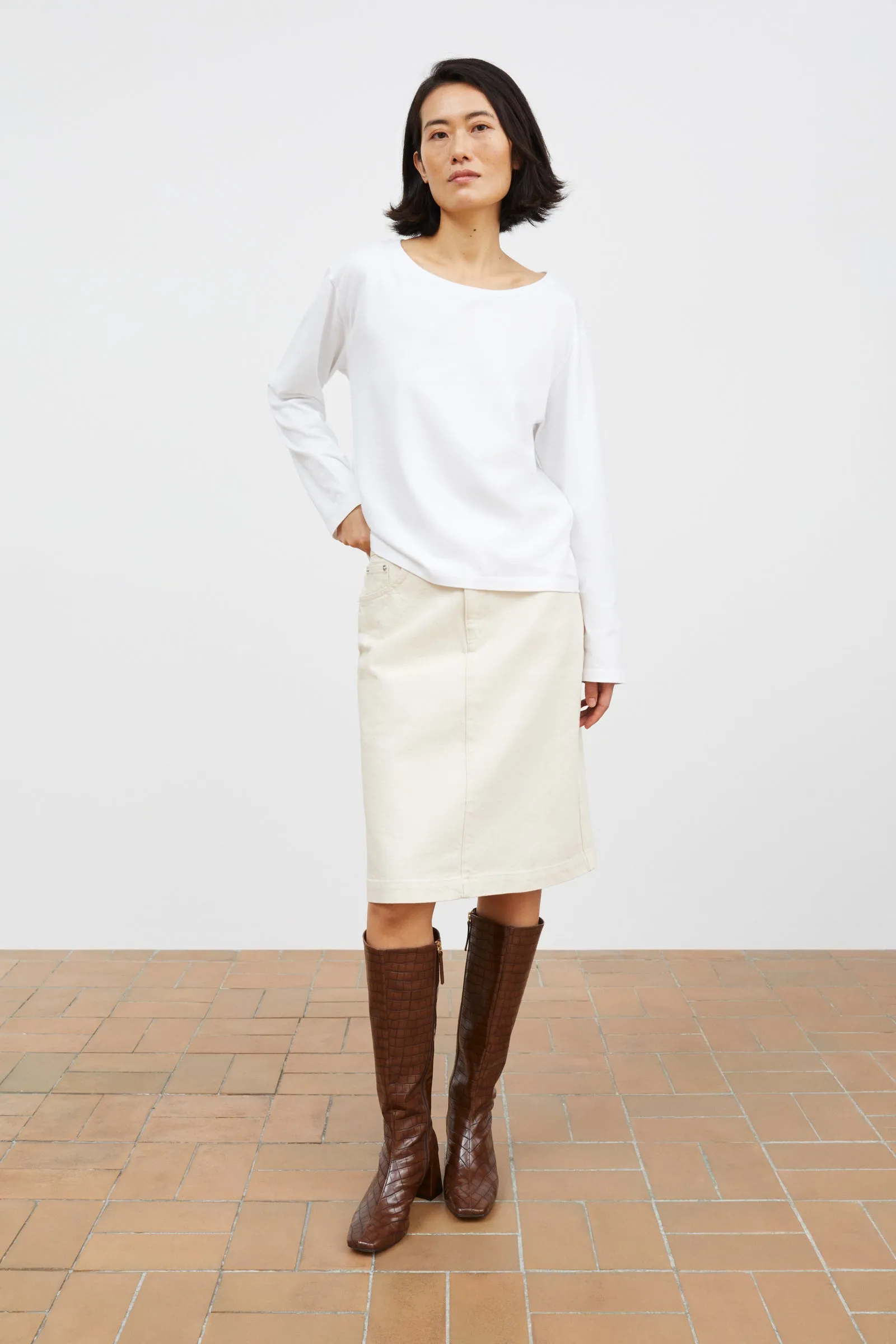 Cali skirt - Ecru sold by Skall Studio product image thumbnail 3