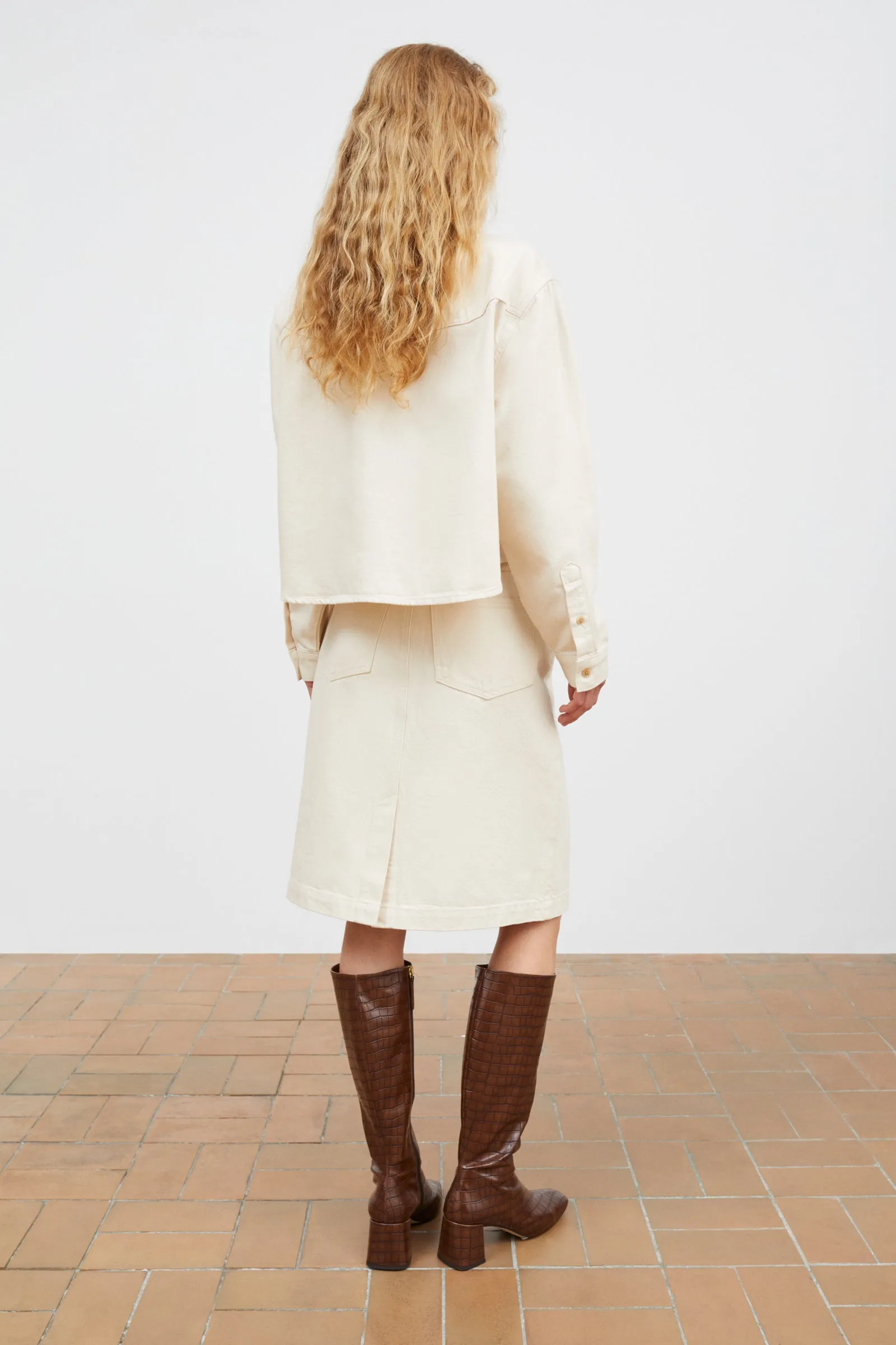 Dolly shirt - Ecru sold by Skall Studio product image thumbnail 4