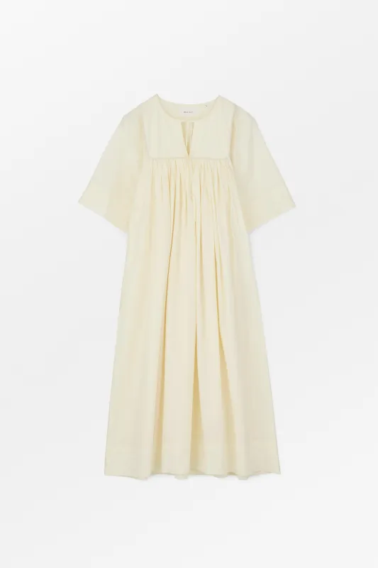 Nadja summer dress - Buttermilk made by Skall Studio