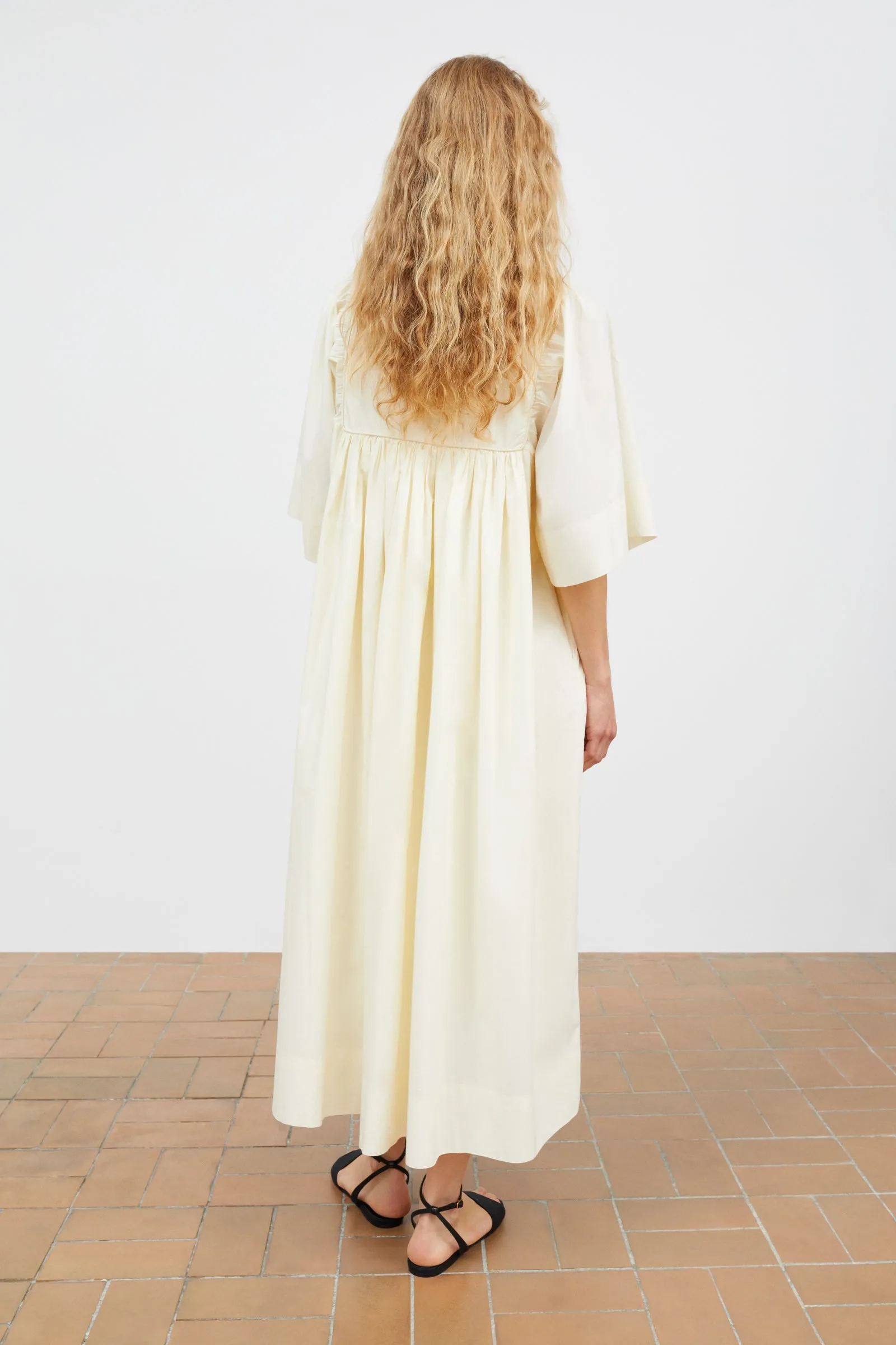 Nadja summer dress - Buttermilk sold by Skall Studio product image thumbnail 4
