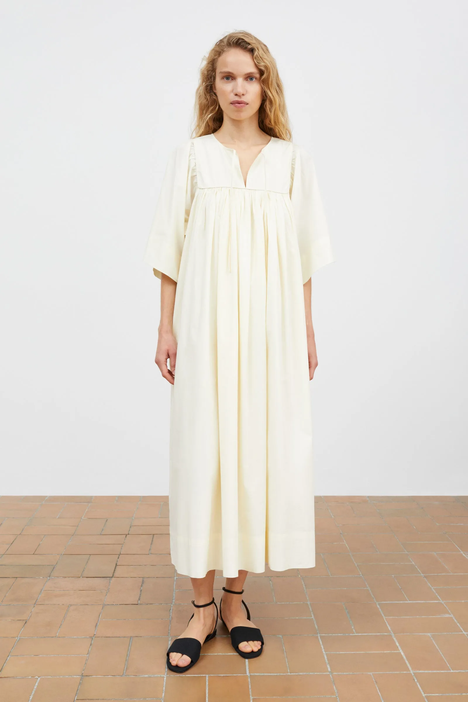 Nadja summer dress - Buttermilk sold by Skall Studio product image thumbnail 2