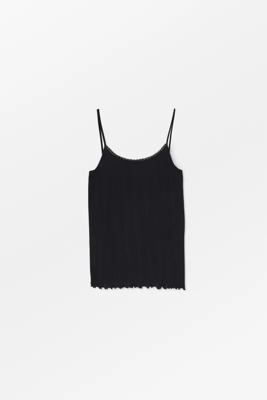June cami top - Black made by Skall Studio