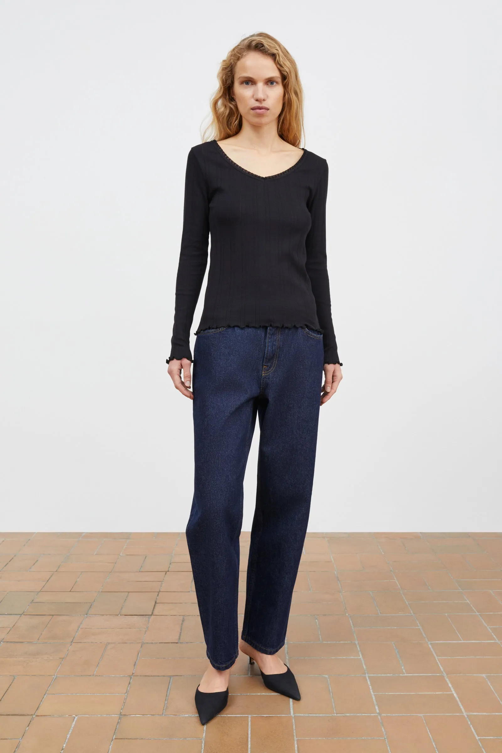 June V blouse - Black sold by Skall Studio product image thumbnail 3