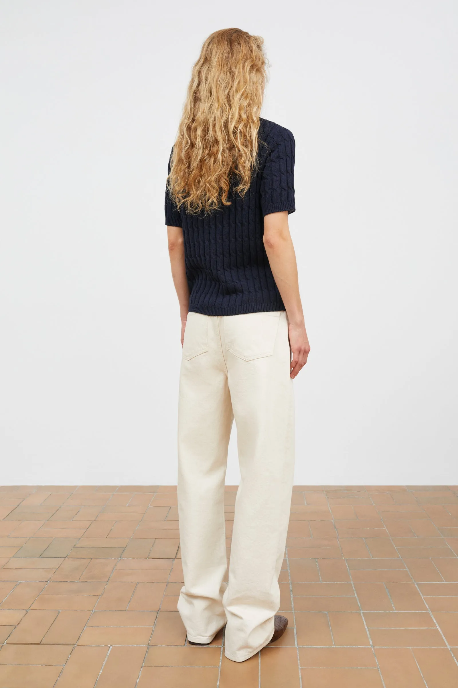 Cathrine tee - Dark navy sold by Skall Studio product image thumbnail 4