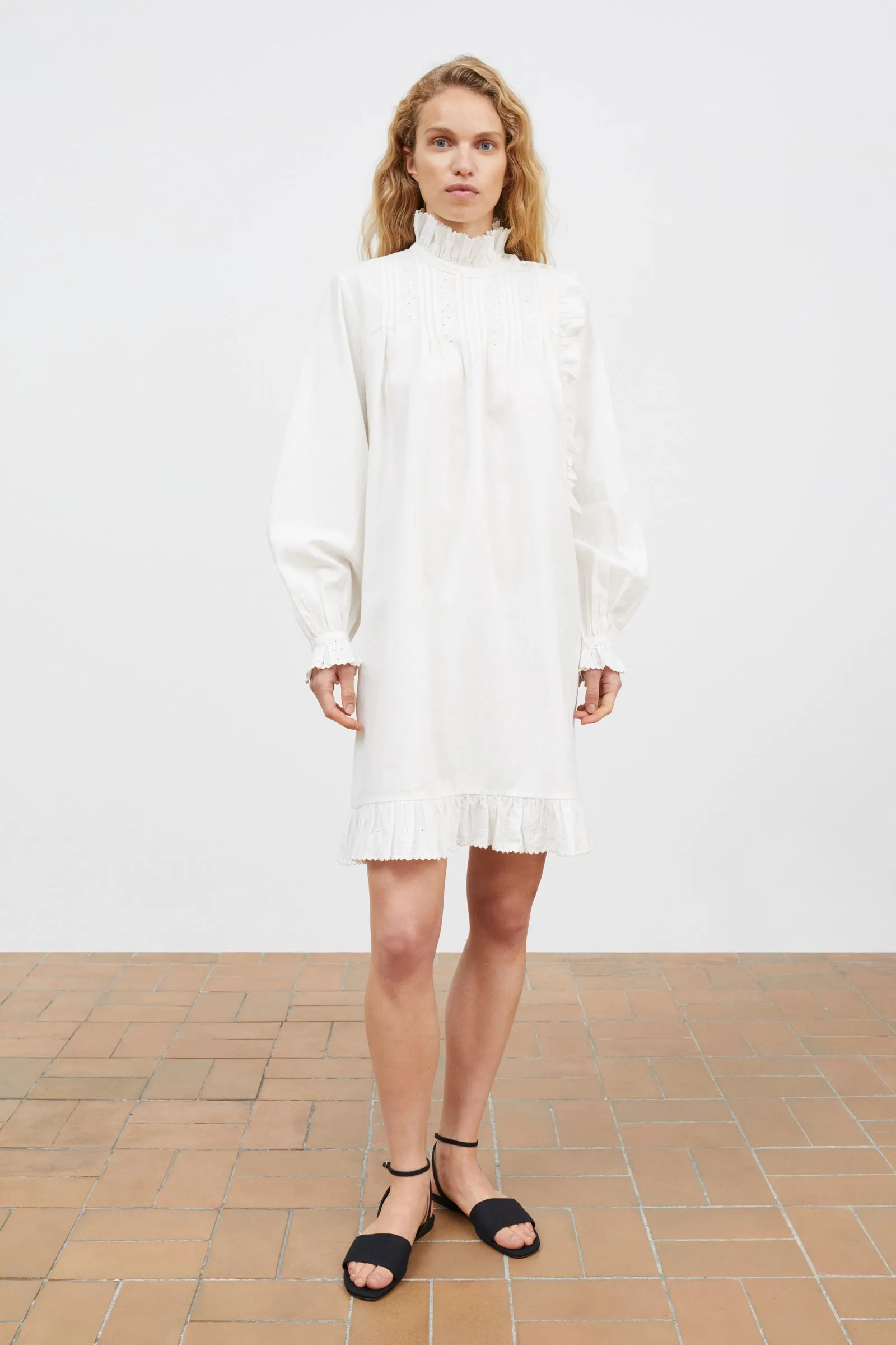 Iris dress - Optic white sold by Skall Studio product image thumbnail 2