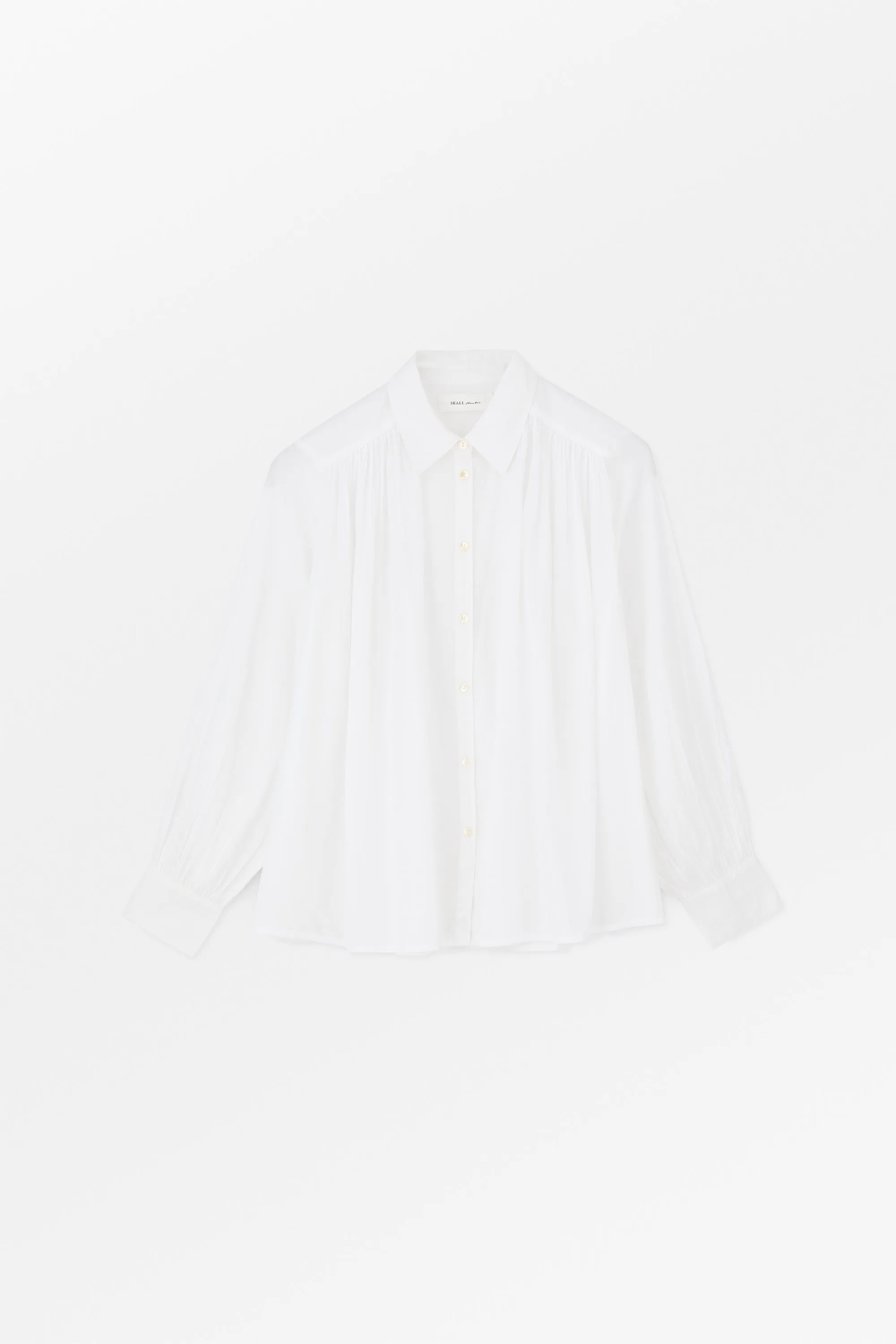 Louise shirt - Optic white sold by Skall Studio