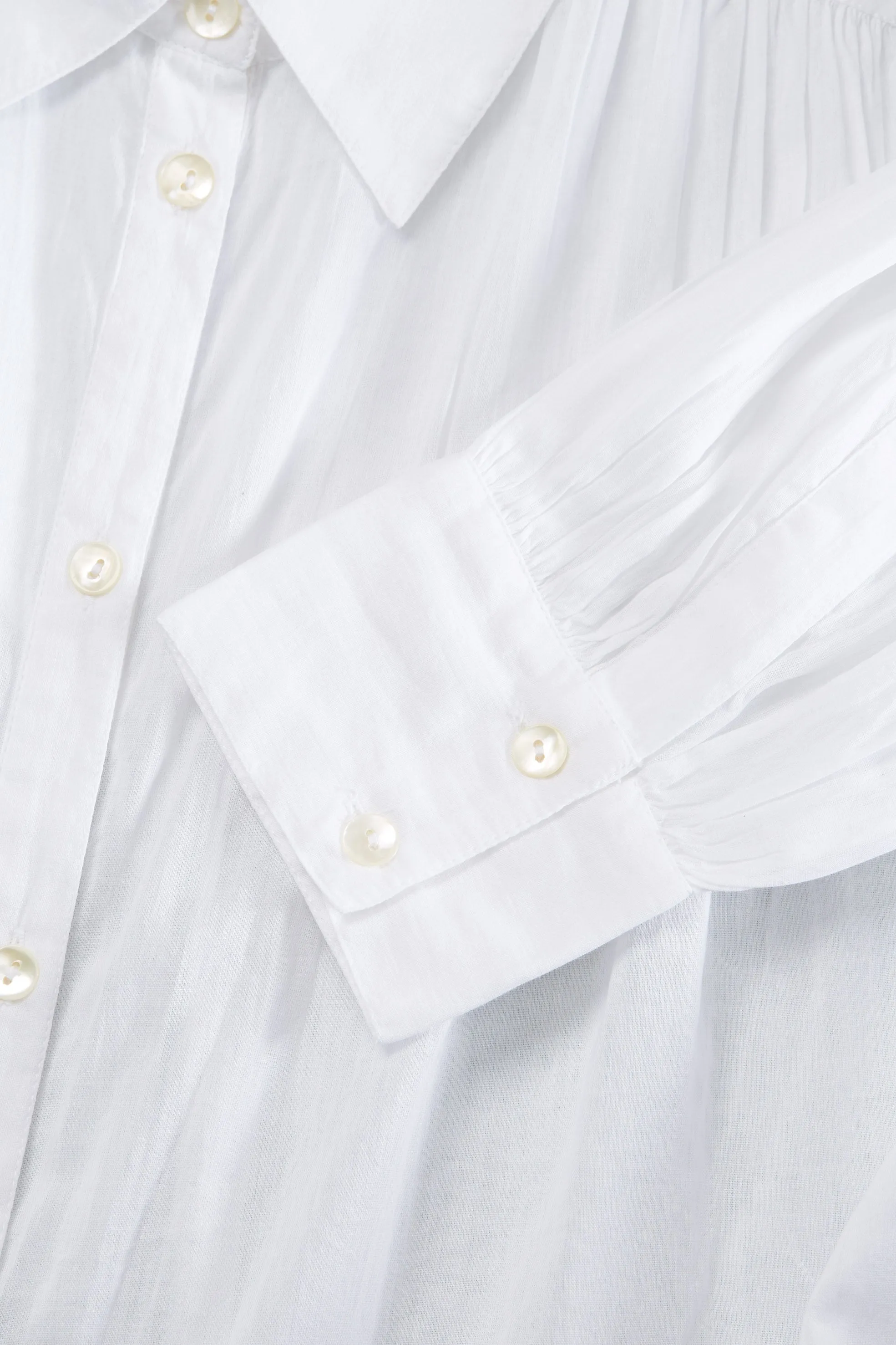 Louise shirt - Optic white sold by Skall Studio product image thumbnail 5