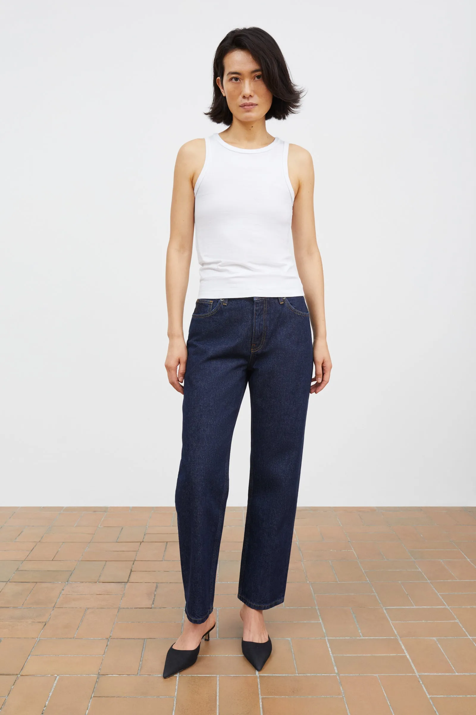 Loui tank top - Optic white sold by Skall Studio product image thumbnail 3