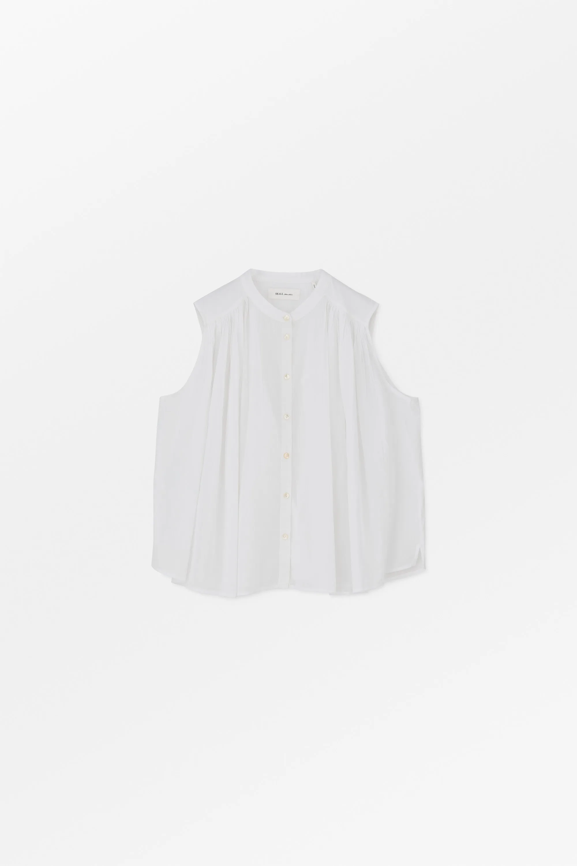 Louise top - Optic white sold by Skall Studio